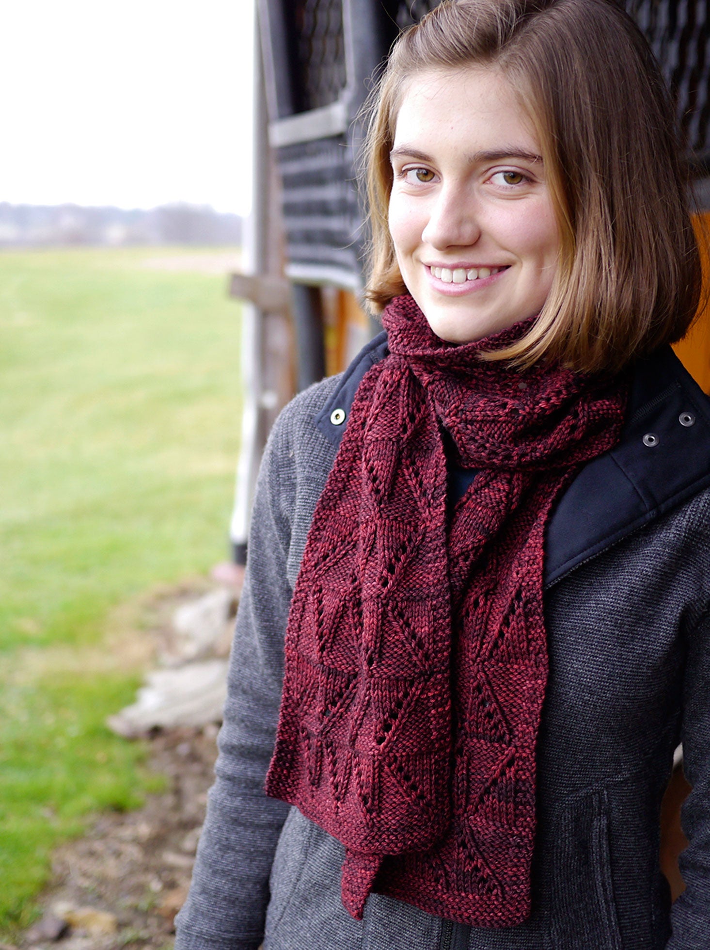 Fall Line Scarf or Cowl <br/><small>knitting pattern</small>