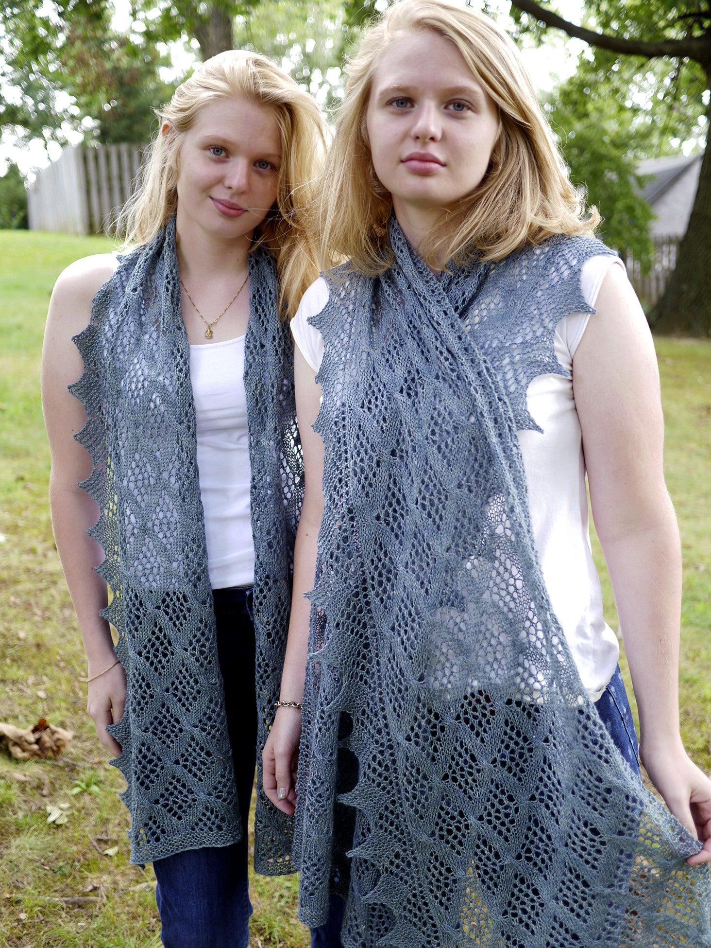 Freefall Scarf and Stole <br/><small>knitting pattern</small>