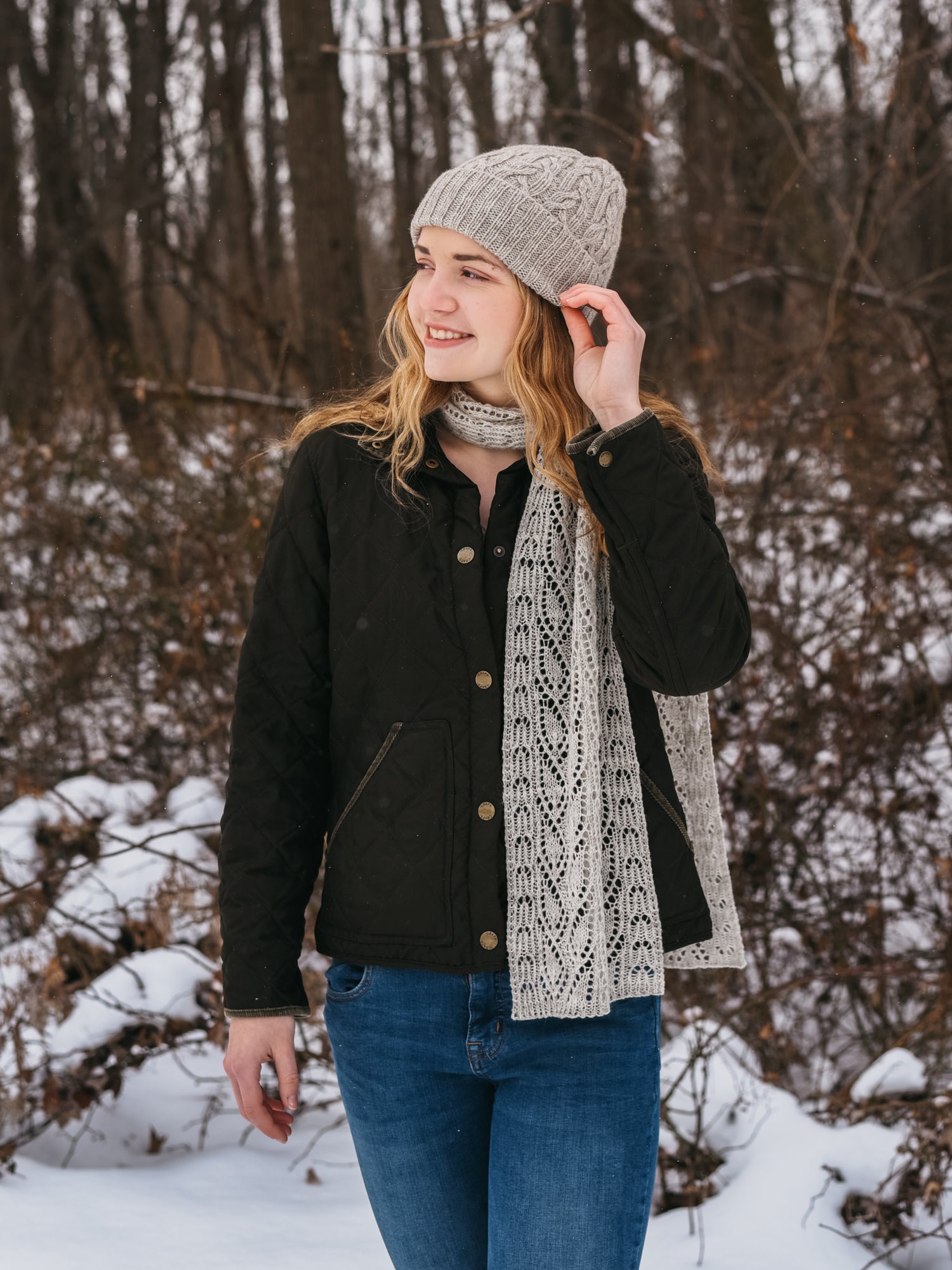 Happy Dog Cap Kit in Kent DK <br><small>yarn & knitting pattern kit</small>