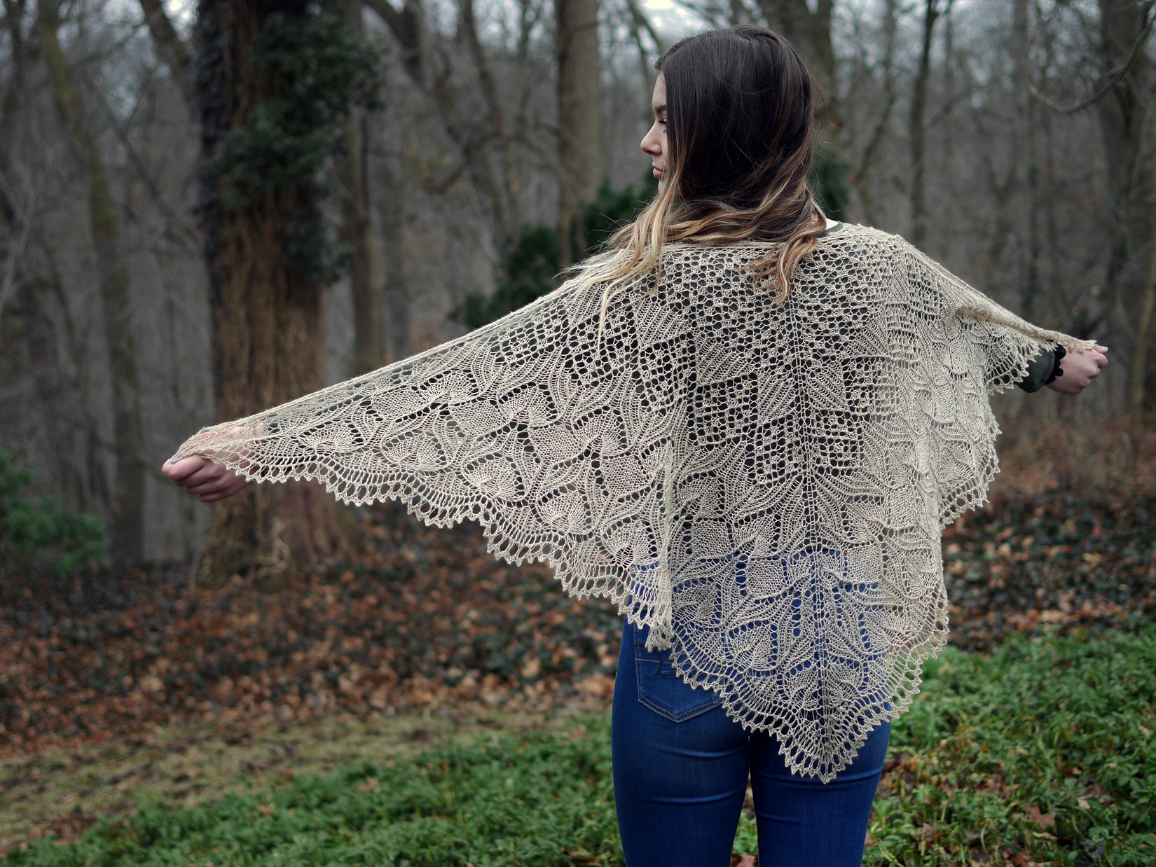 Harrier Lace Shawl