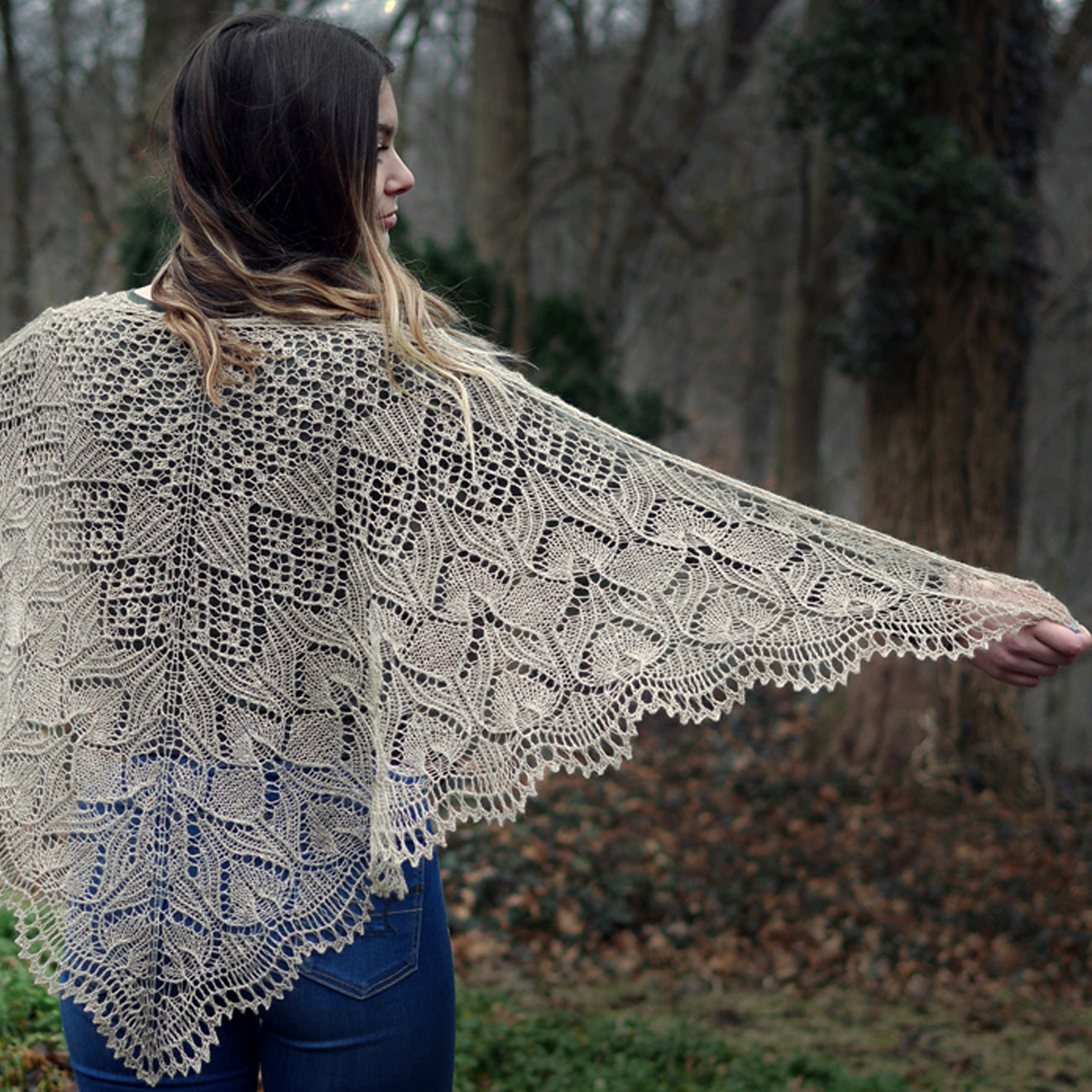 Harrier Lace Shawl