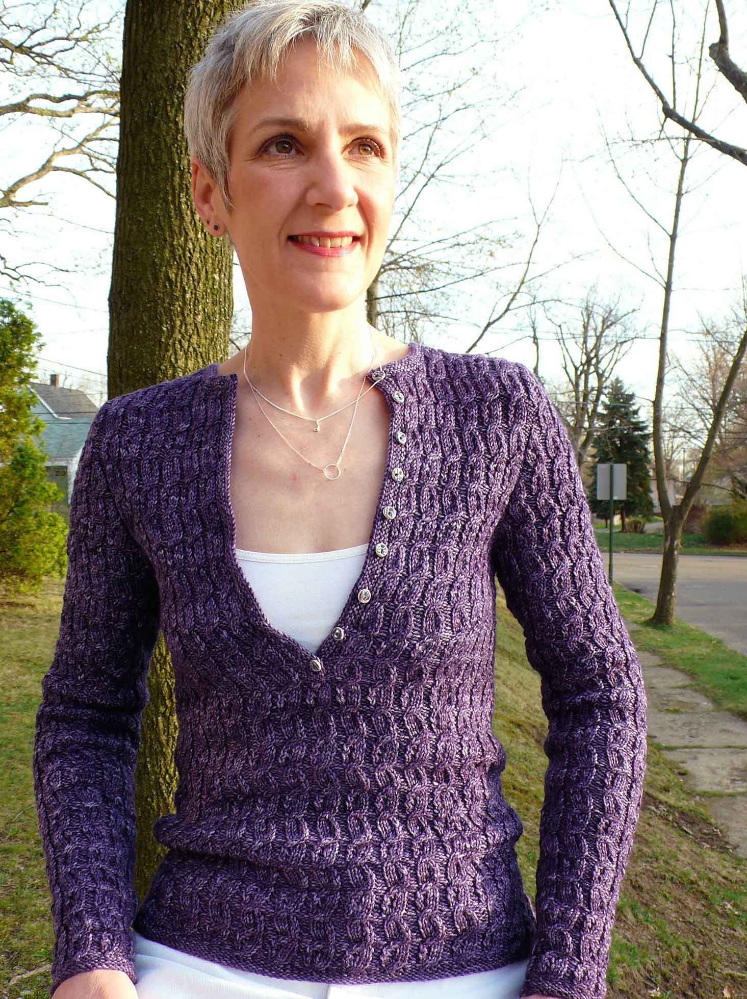 Henley with a Twist <br/><small>knitting pattern</small>