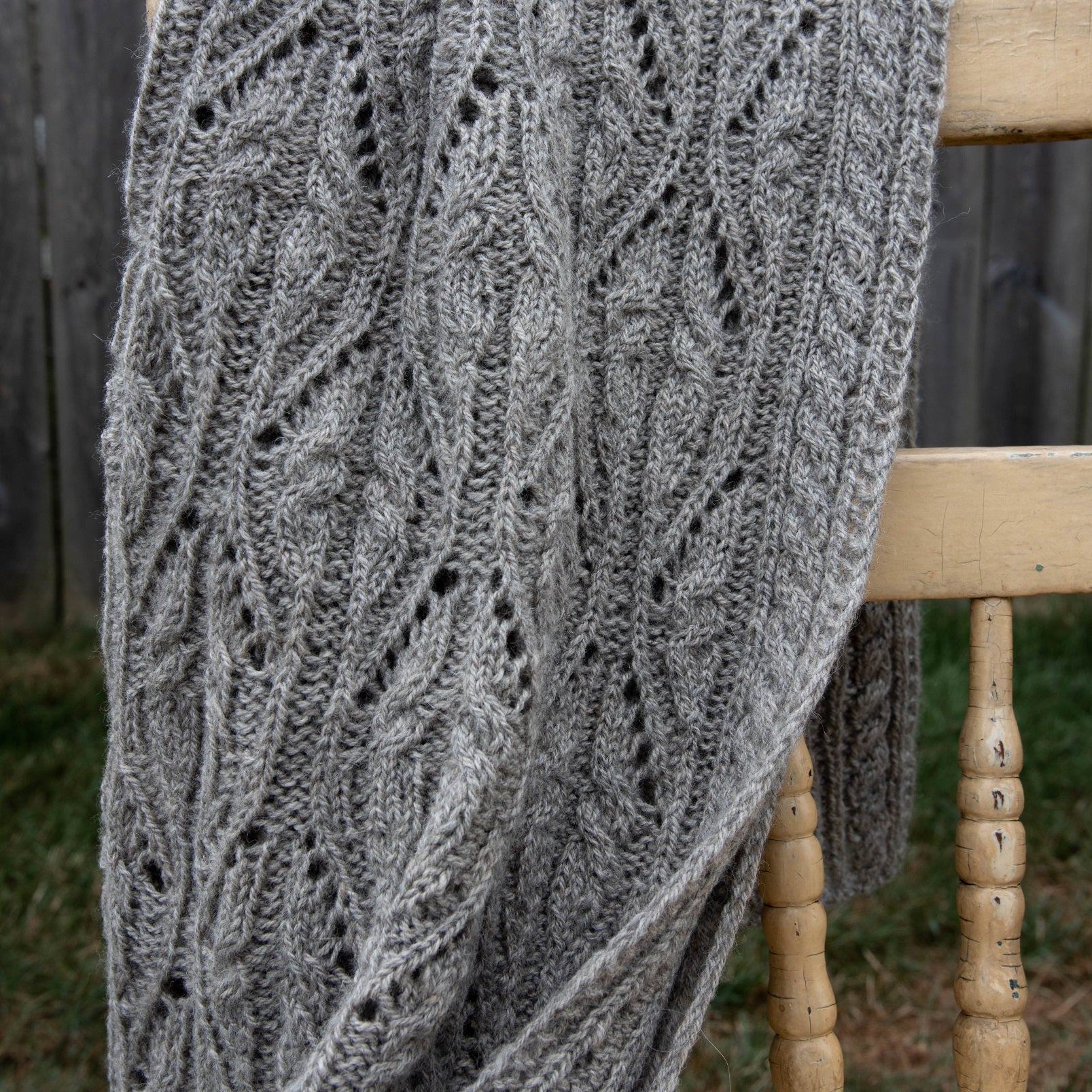 Hourglass Throw <br/><small>knitting pattern</small>