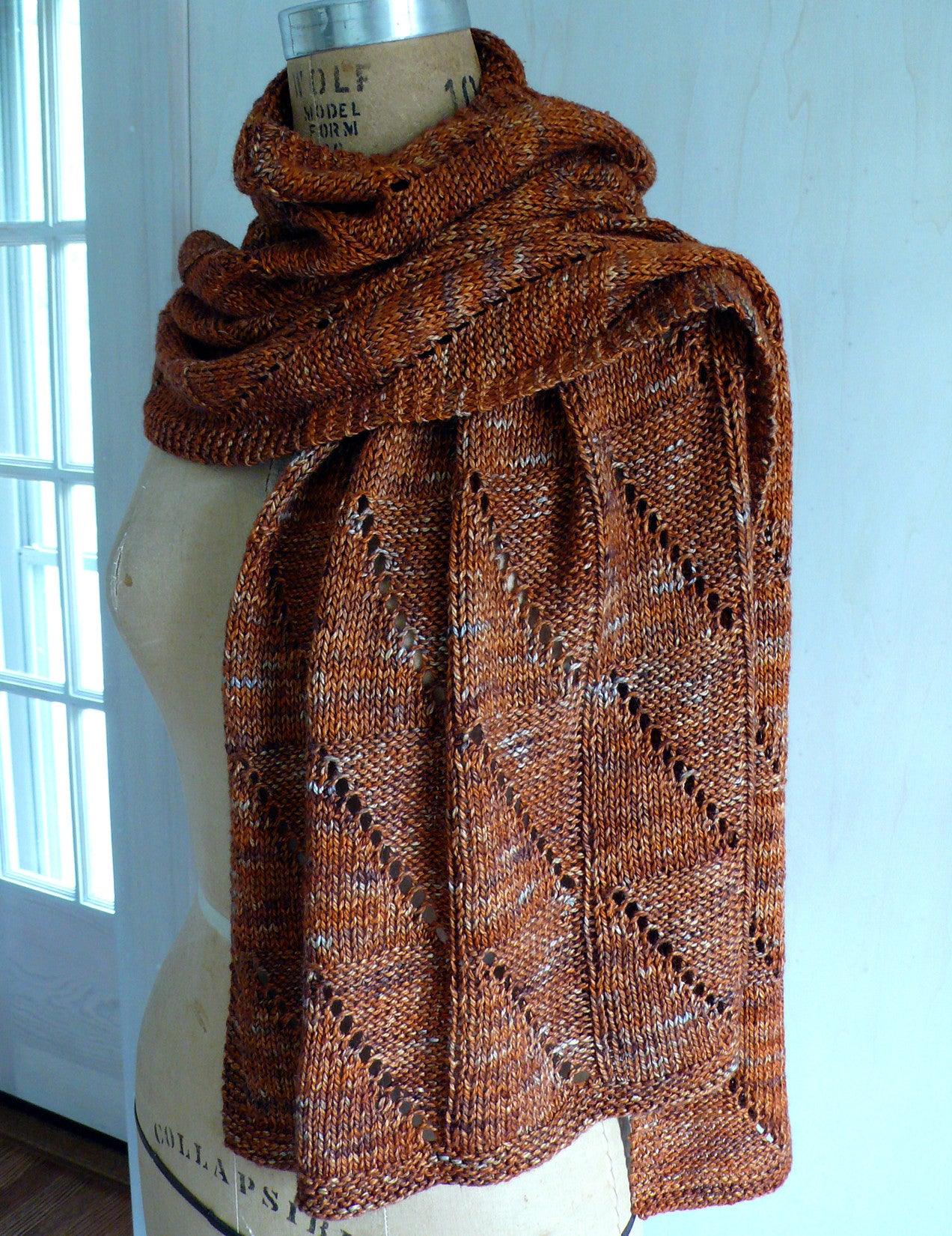 Hypoteneuse Stole/Scarf <br/><small>knitting pattern</small>