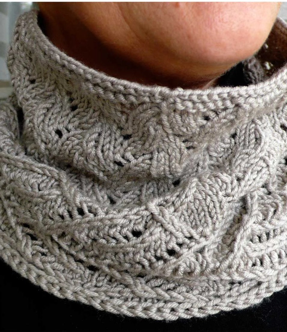Ivy Vines Neckwarmer <br/><small>knitting pattern</small>