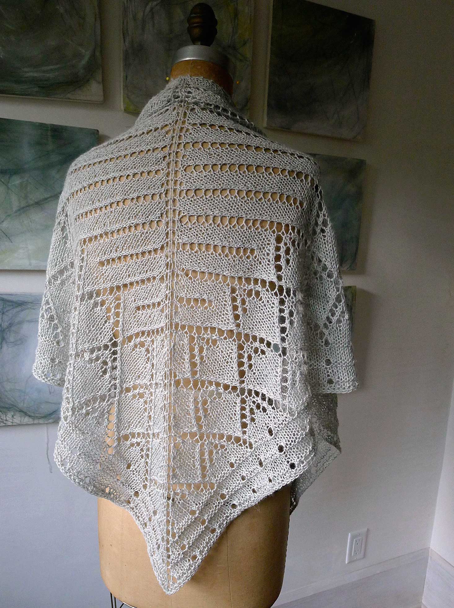 Krokos Triangle <br/><small>knitting pattern</small>