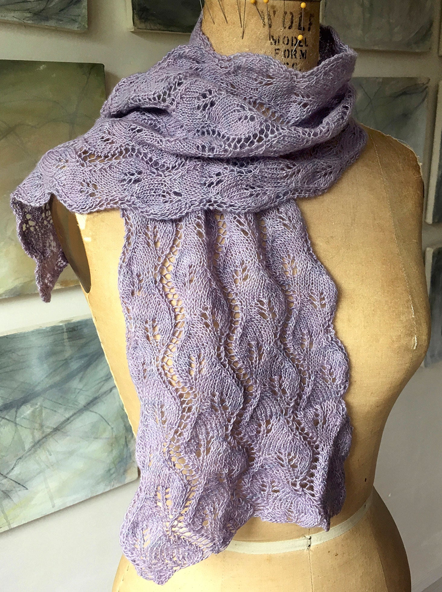 Leaf and Fagot <br/><small>knitting pattern</small>