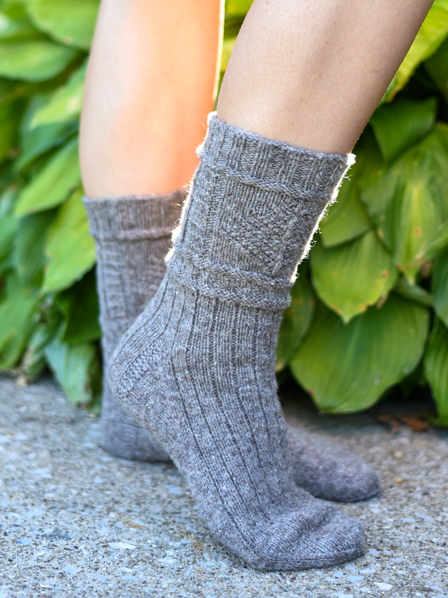 Lighthouse Gansey Sock <br/><small>knitting pattern</small>