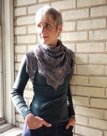 Luciole Triangle Shawl <br/><small>knitting pattern</small>