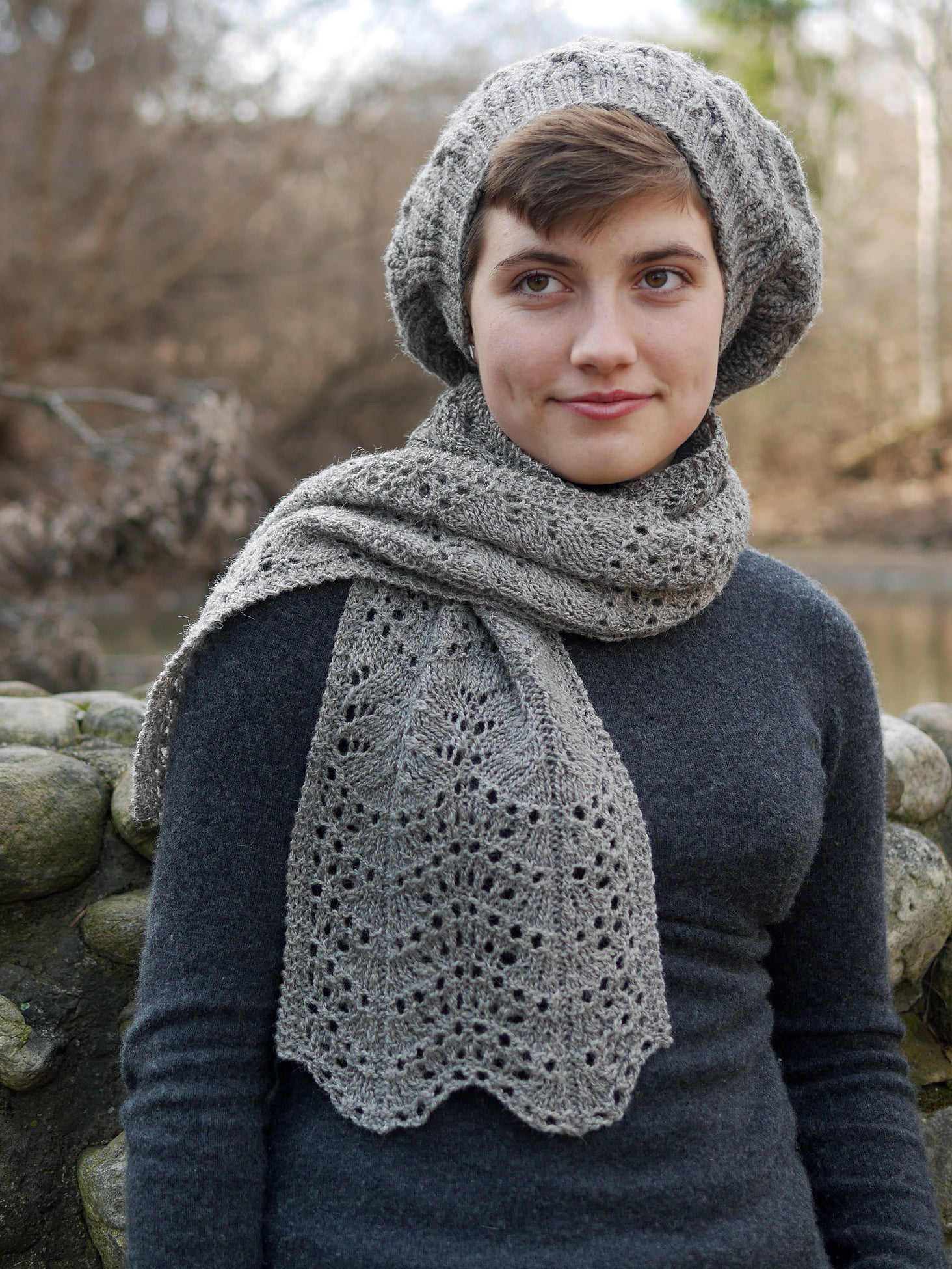 Magnolia Walk Scarf and Stole <br/><small>knitting pattern</small>