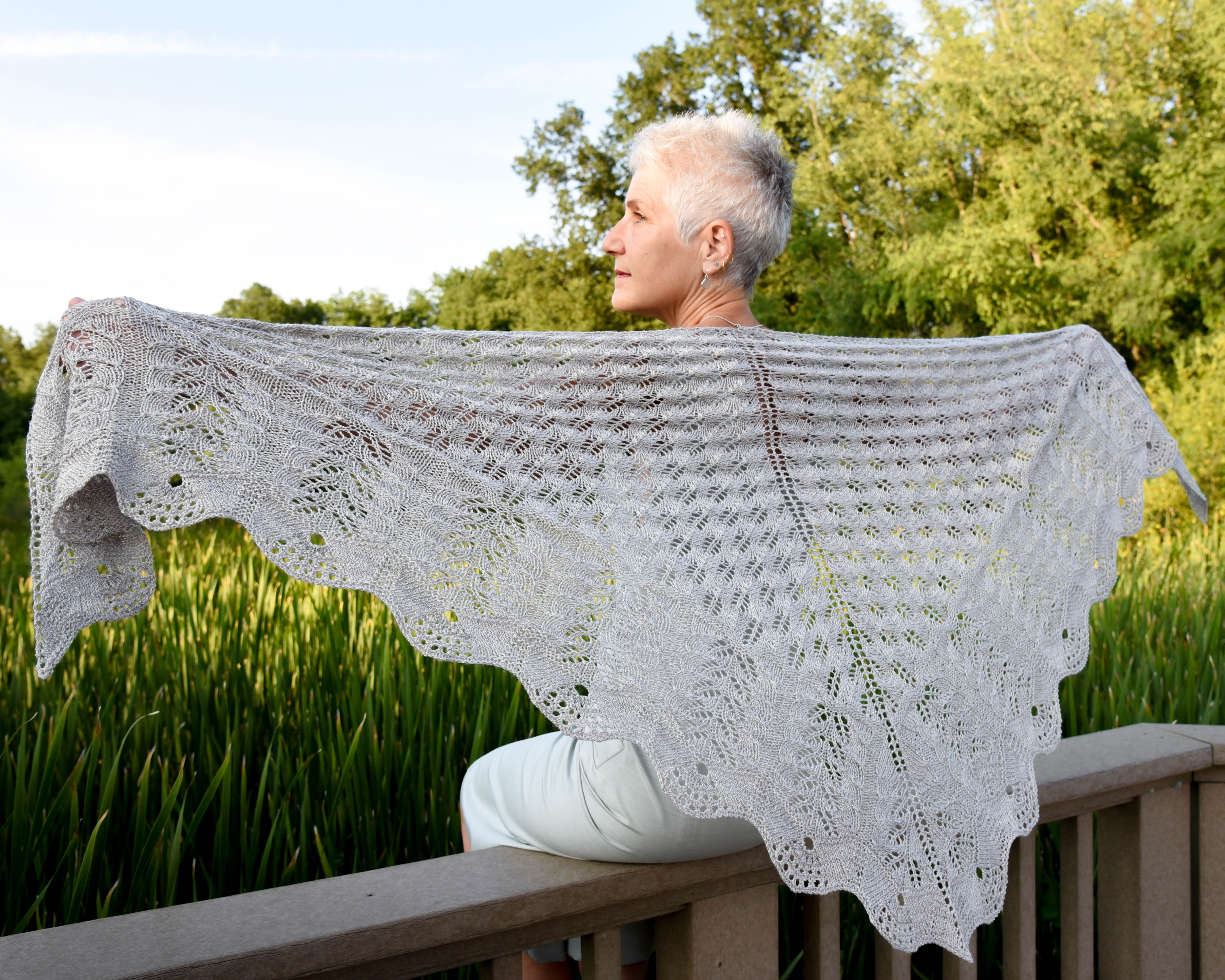 Wing of the Moth Shawl/Scarf <br/><small>knitting pattern</small>