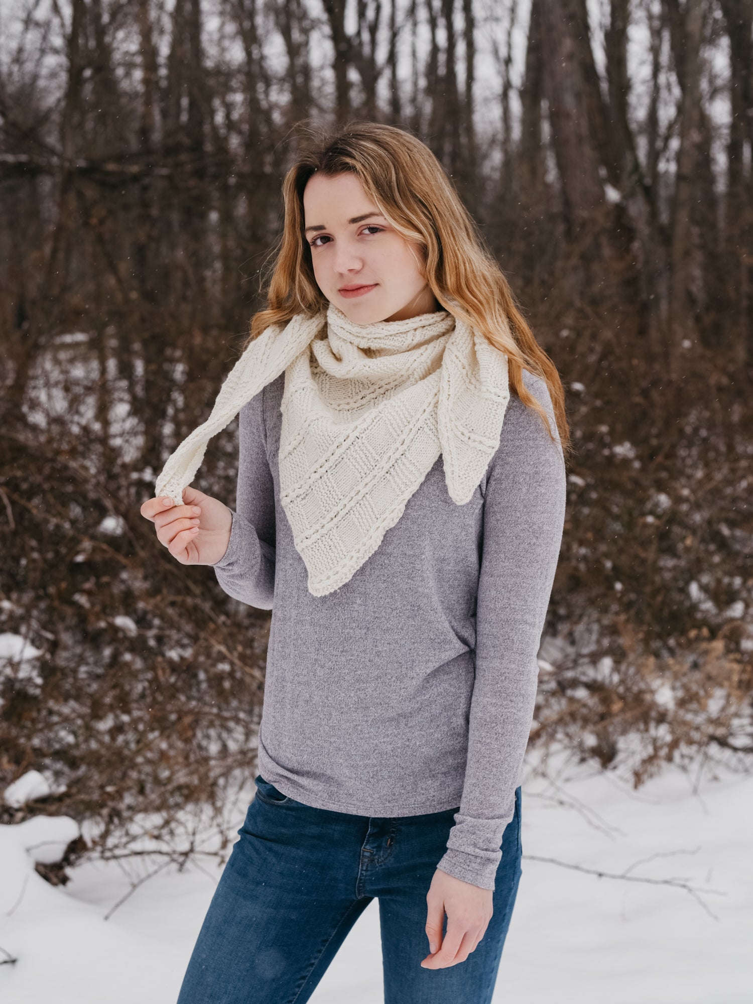 Postage Stamp Shawl <br/><small>knitting pattern</small>