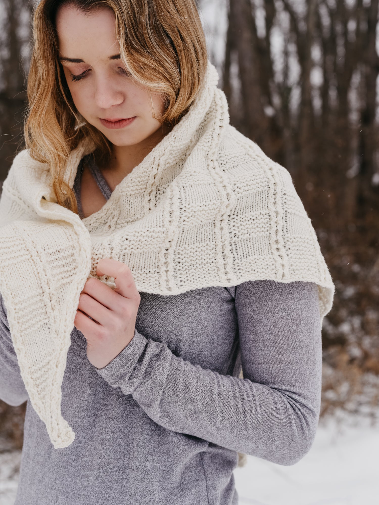 Postage Stamp Shawl <br/><small>knitting pattern</small>