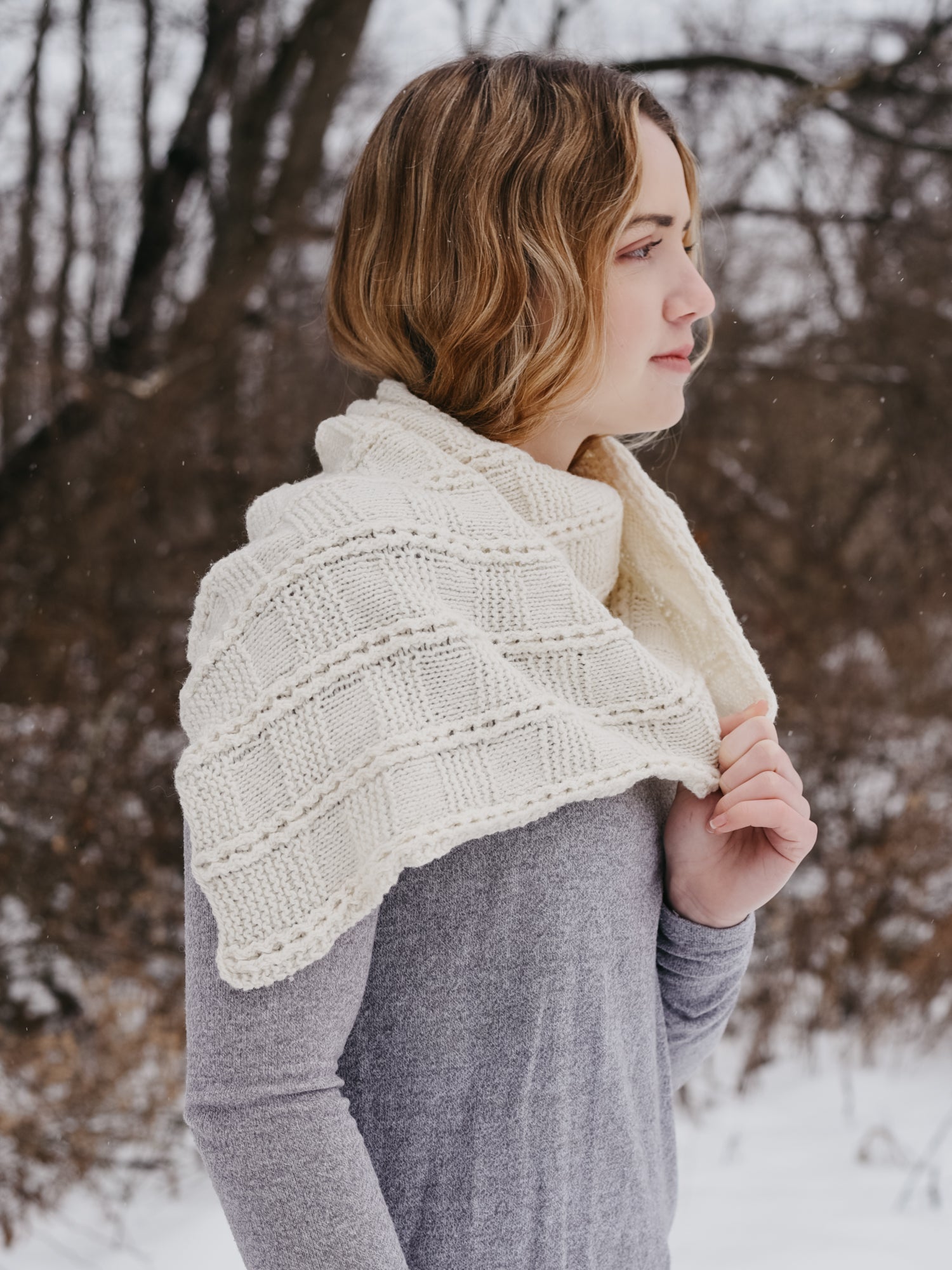 Postage Stamp Shawl <br/><small>knitting pattern</small>