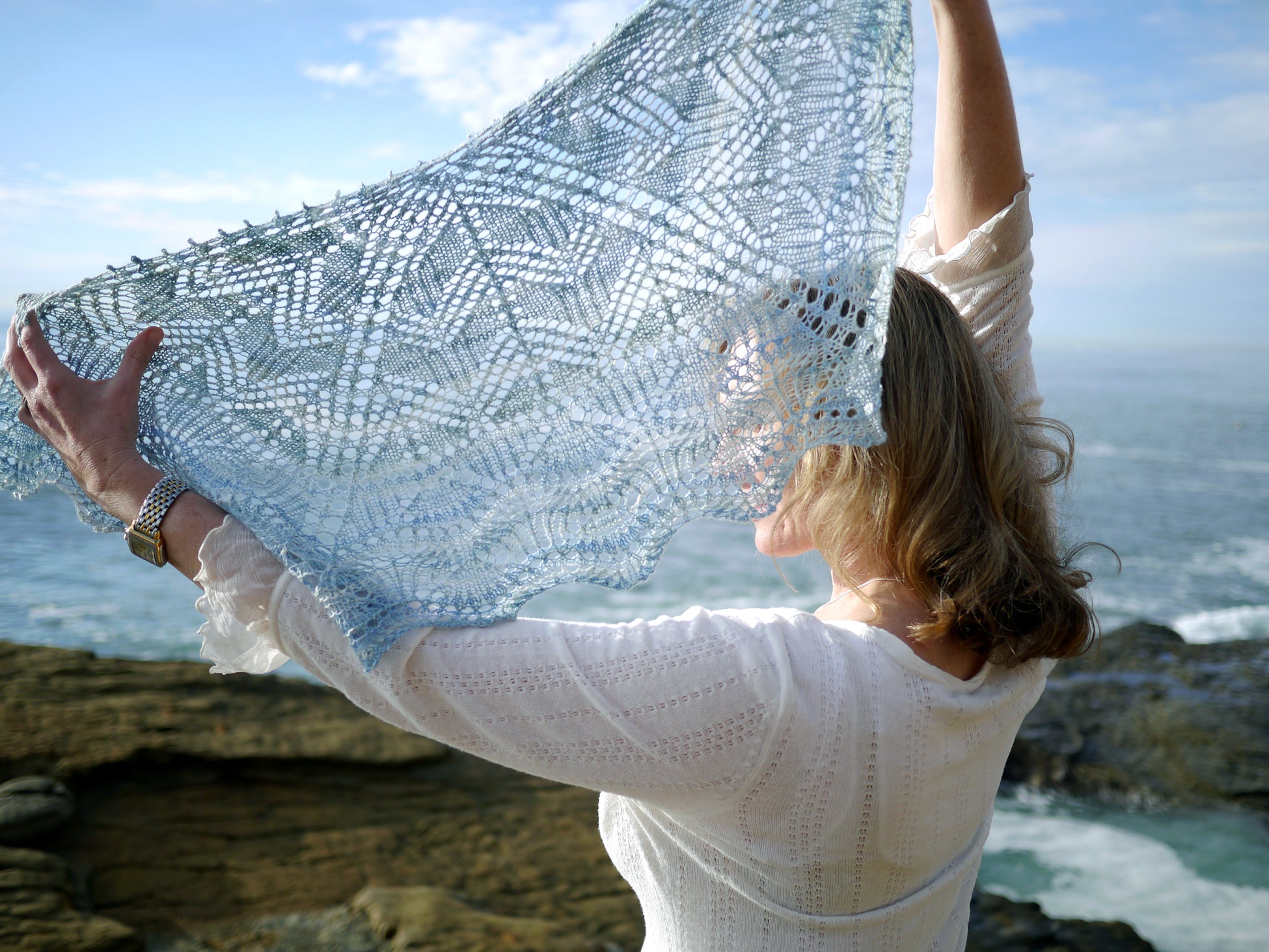 Squall <br/><small> Shawl knitting pattern</small>