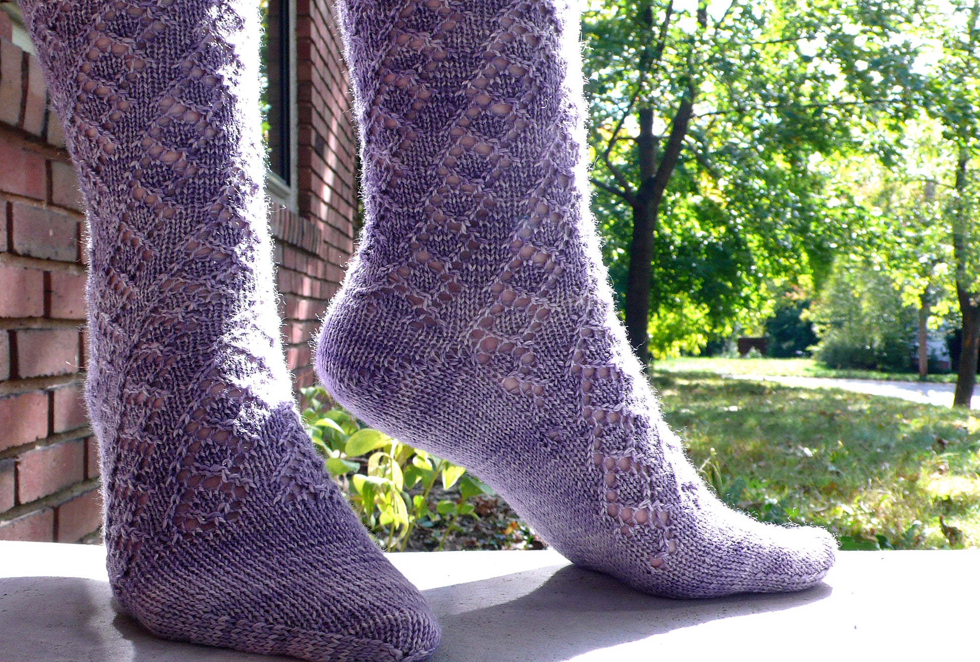 Winding Diamonds <br/><small>knitting pattern</small>