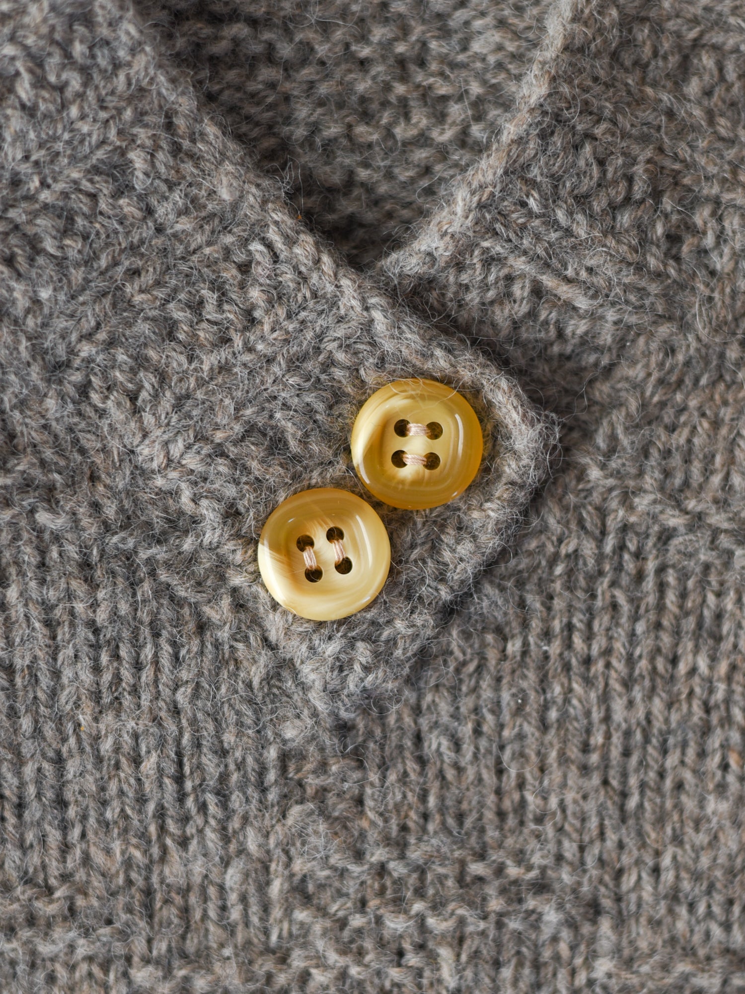 Yellow Bone Buttons <br/><small>knitting pattern</small>