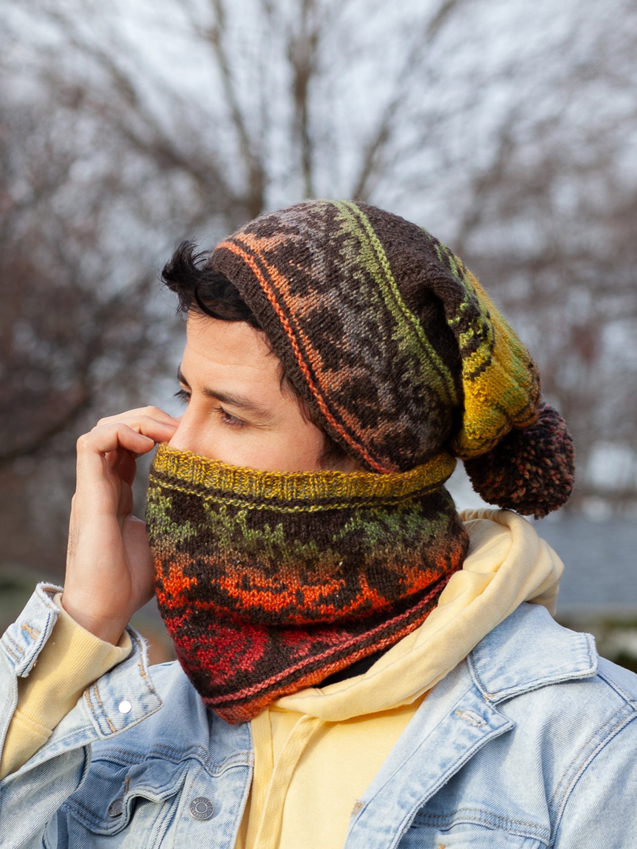 Lacinato Cap and Headband <br/><small>knitting pattern</small>