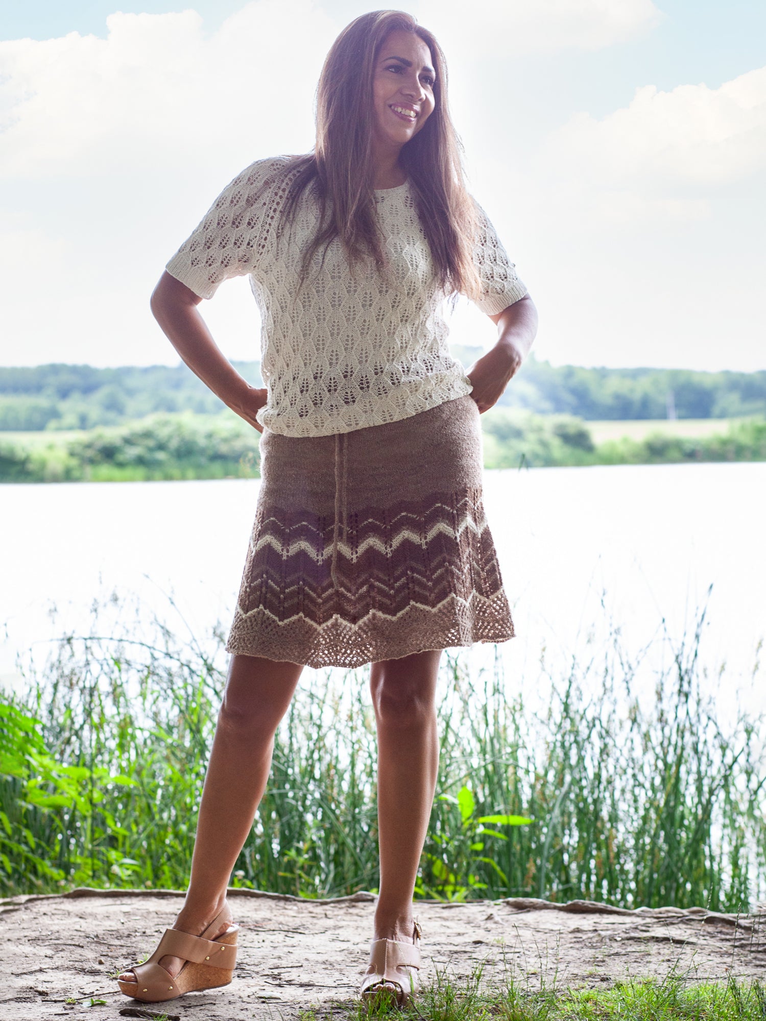 Amalfi Coast skirt <br/><small>knitting pattern</small>