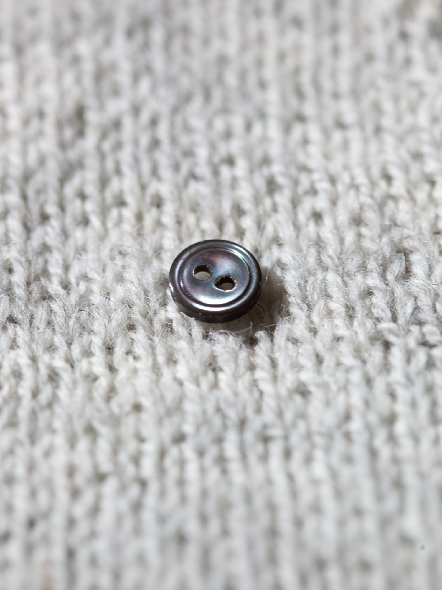 Mother of Pearl Smoke Gray "Tom" Buttons