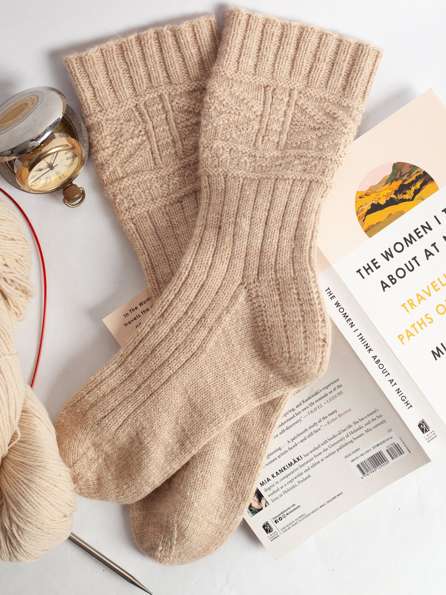 Fishbone Gansey Sock <br/><small>knitting pattern</small>