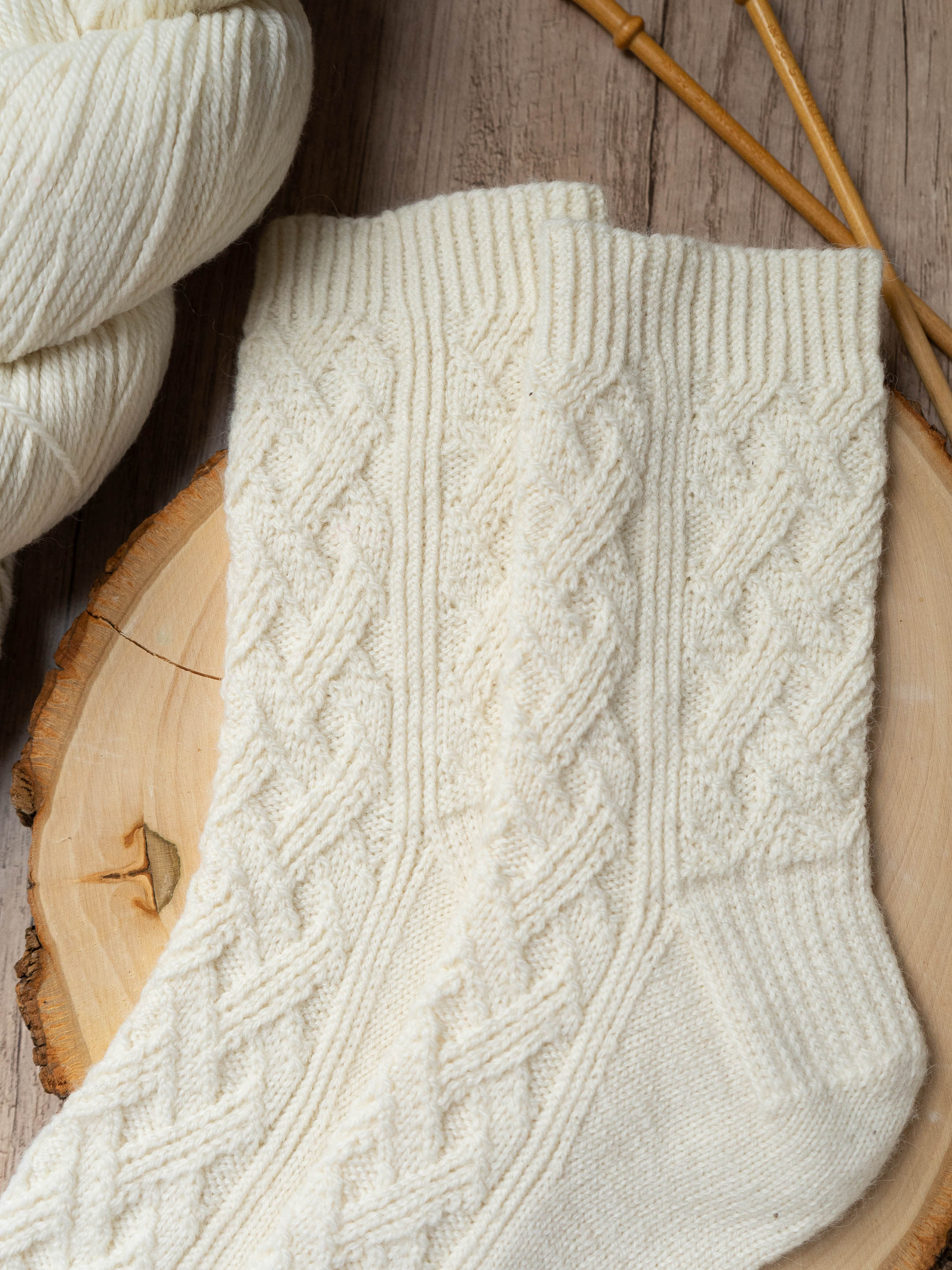 Argyle-ish Sock knitting pattern