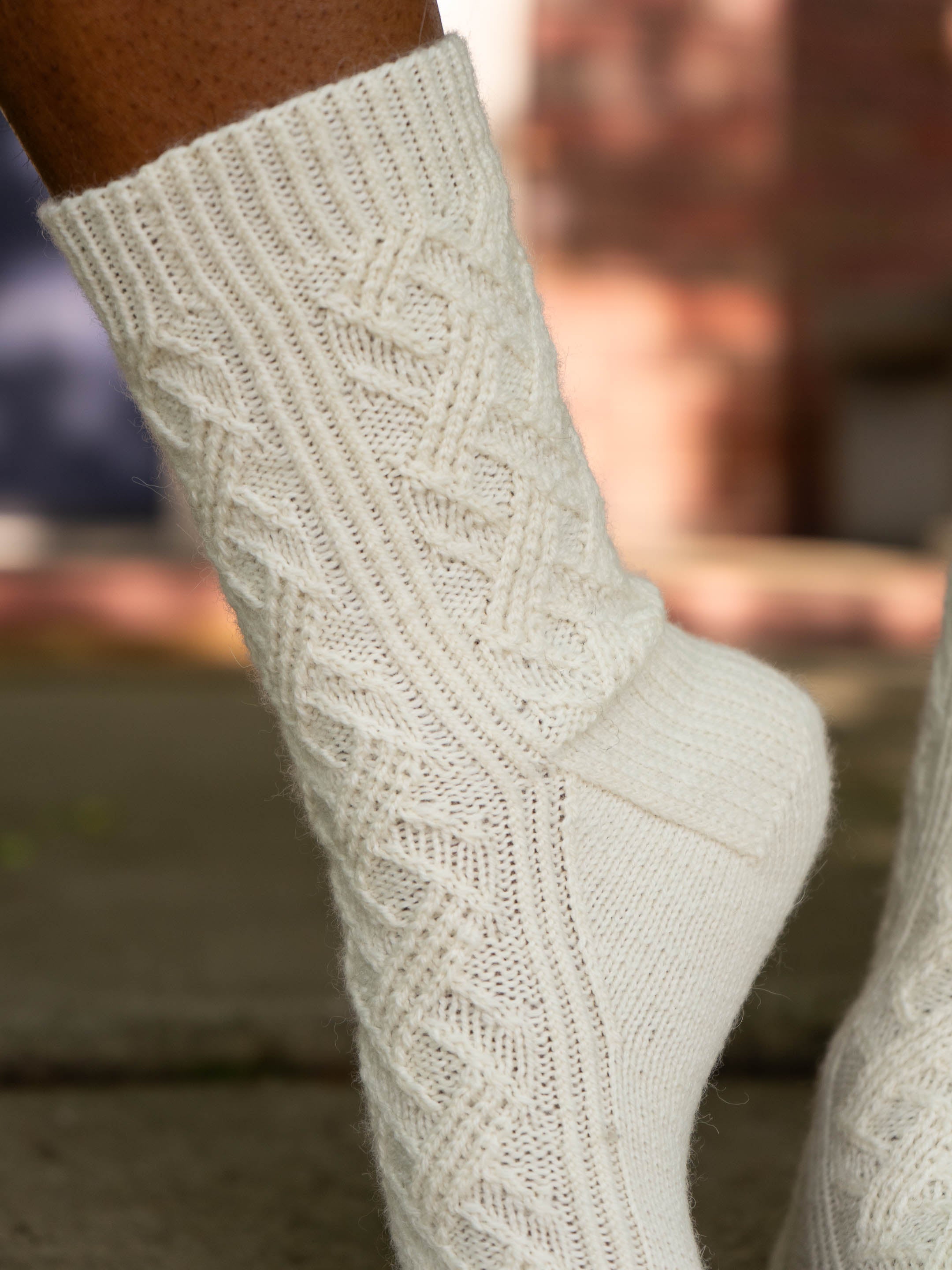 Argyle-ish Sock Knitting & Yarn Kit