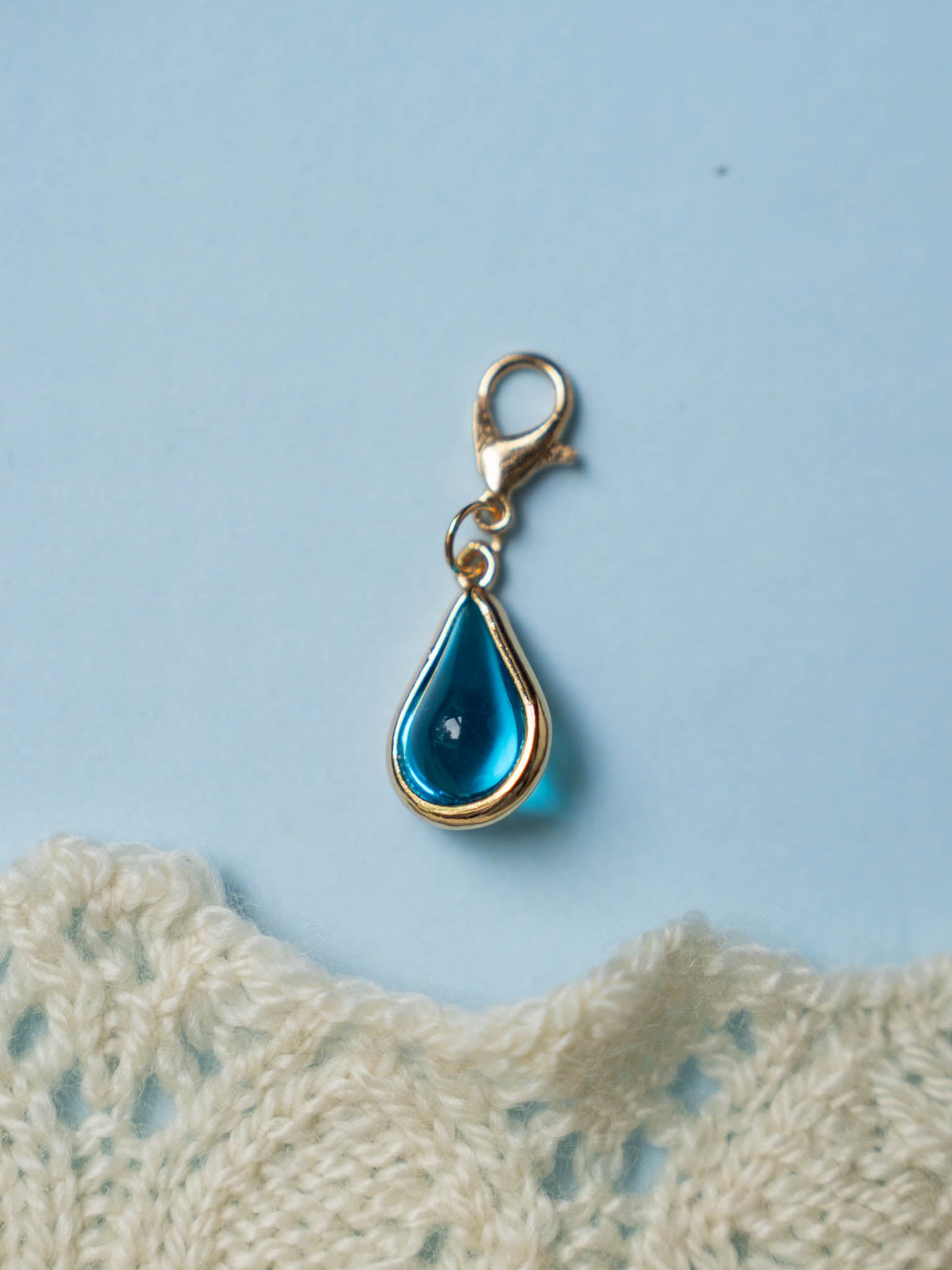 Birthstone Waterdrop Glass Stitch Markers