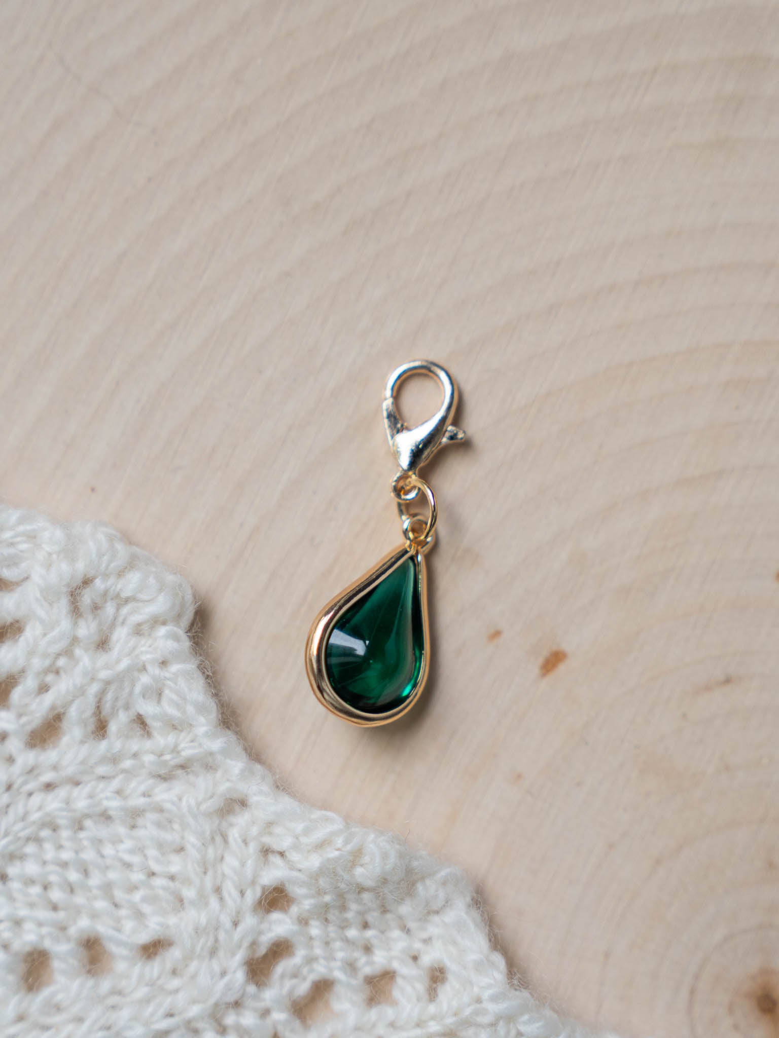 Birthstone Waterdrop Glass Stitch Markers