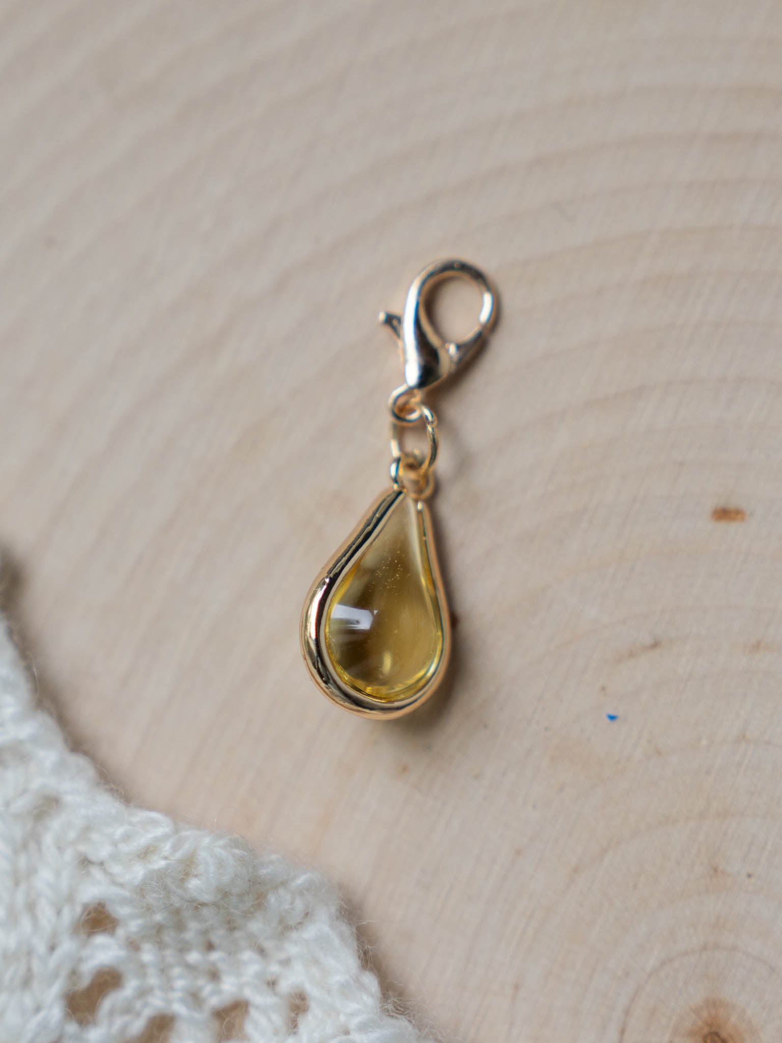 Birthstone Waterdrop Glass Stitch Markers