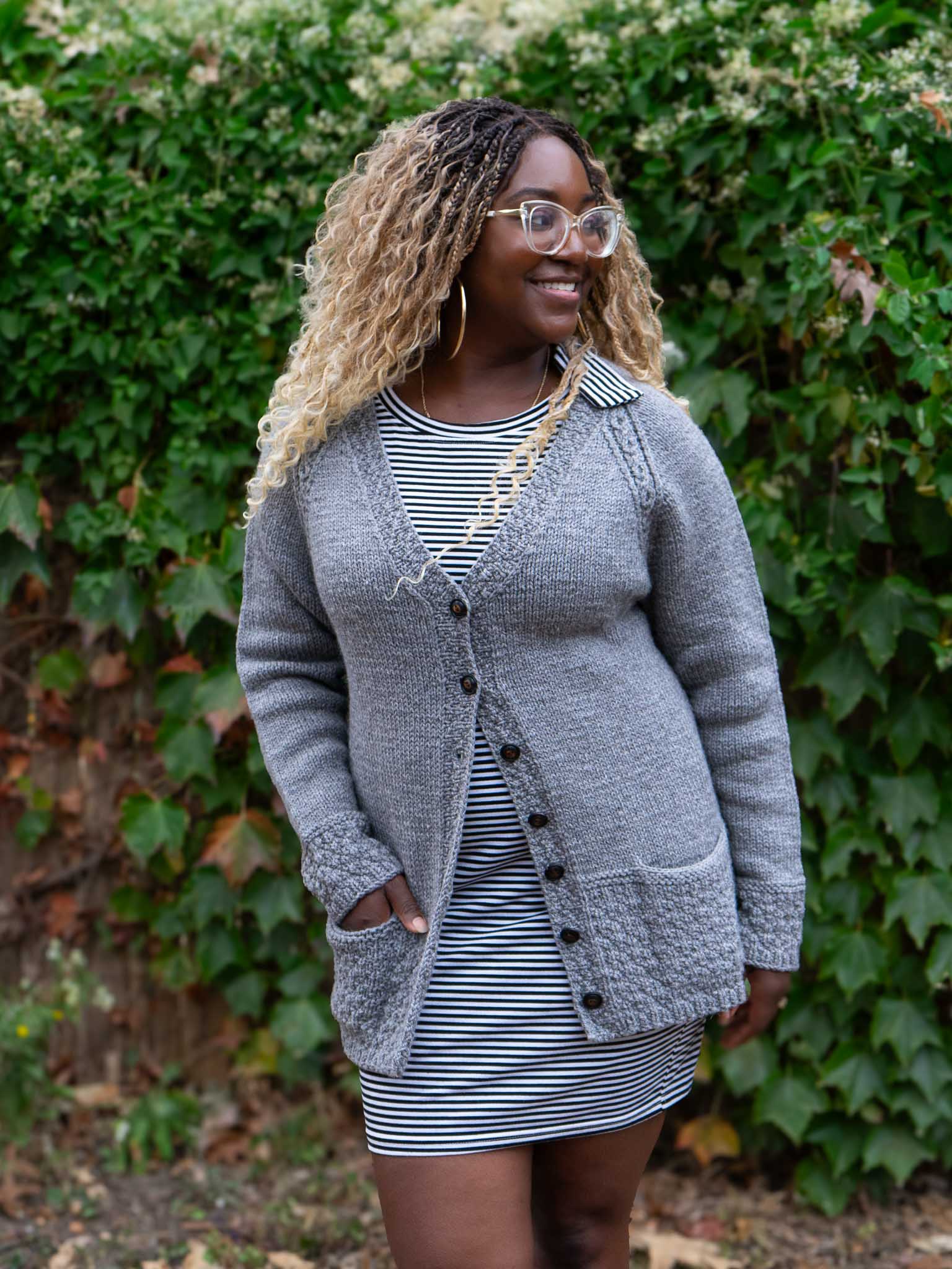 Box Top Cardigan <br/><small>knitting pattern</small>