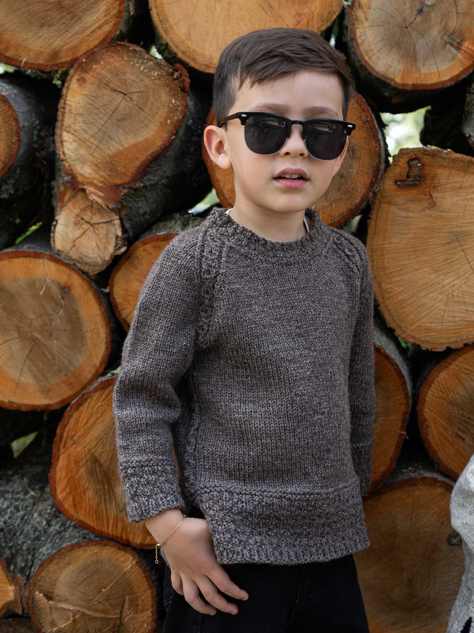 Box Top Shorty <br/><small>child/teen knitting pattern</small>