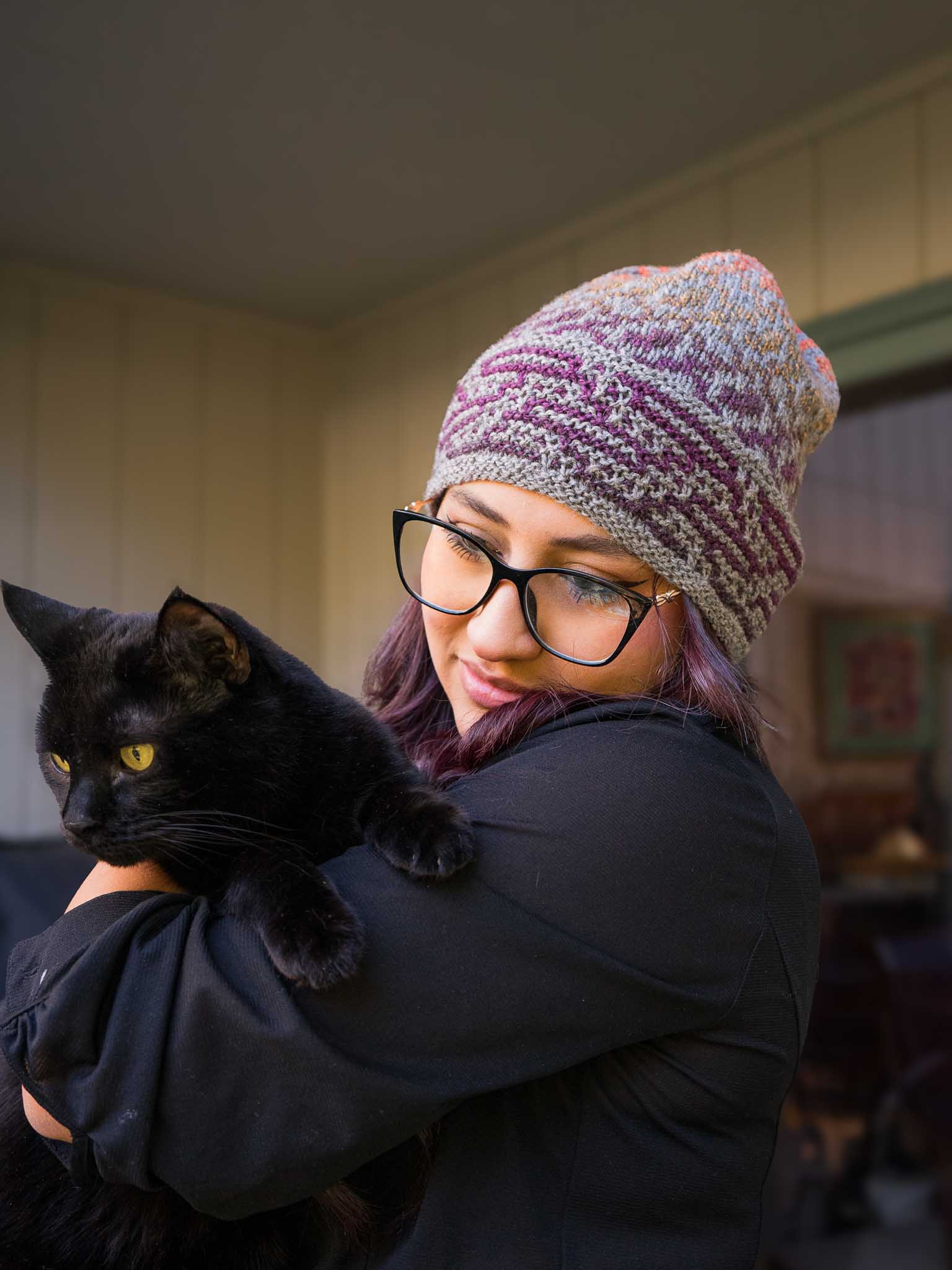 Brocadia Cap<br/><small>hat knitting pattern</small>