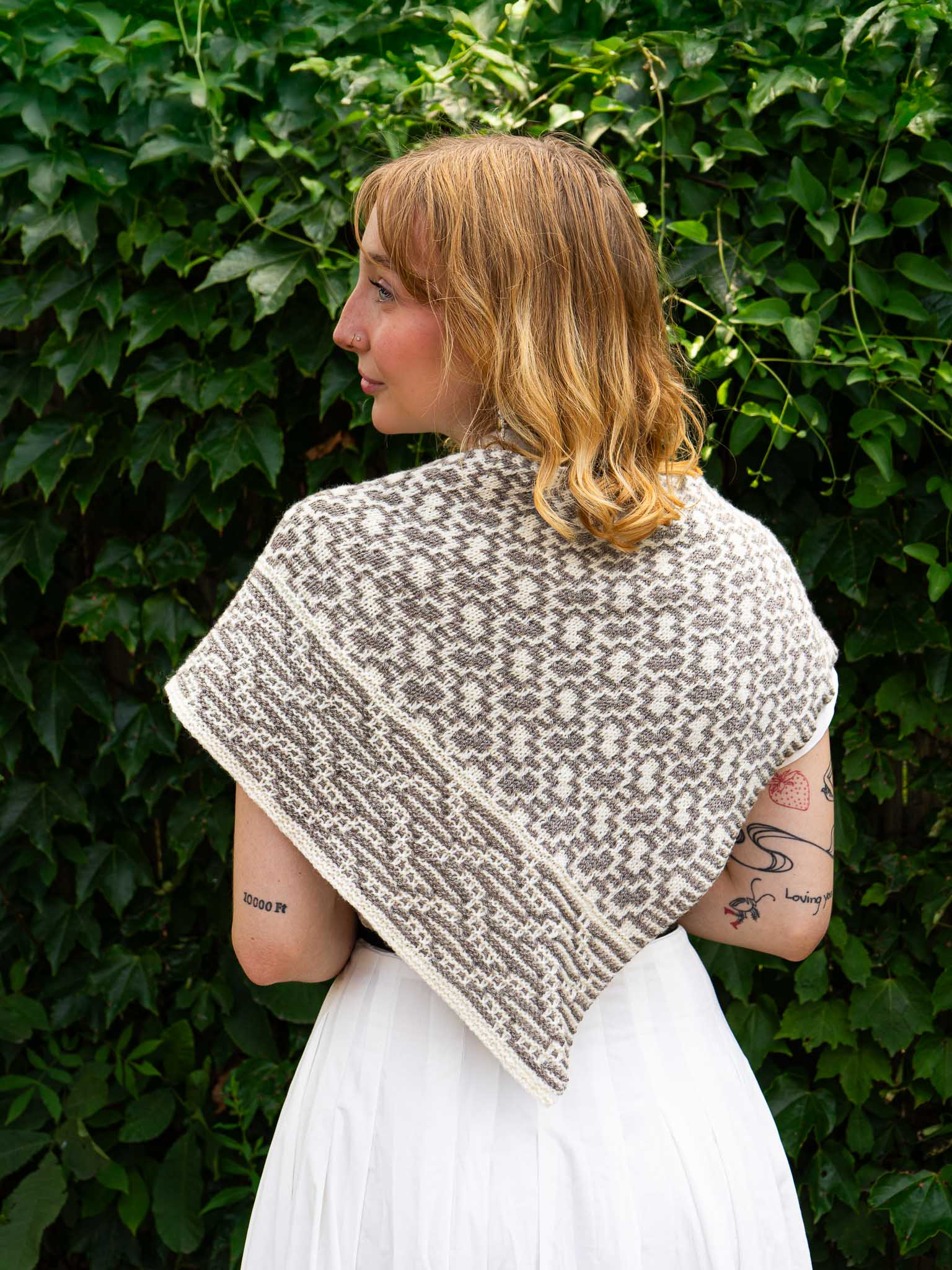 Brocadia<br/><small>shawl knitting pattern</small>