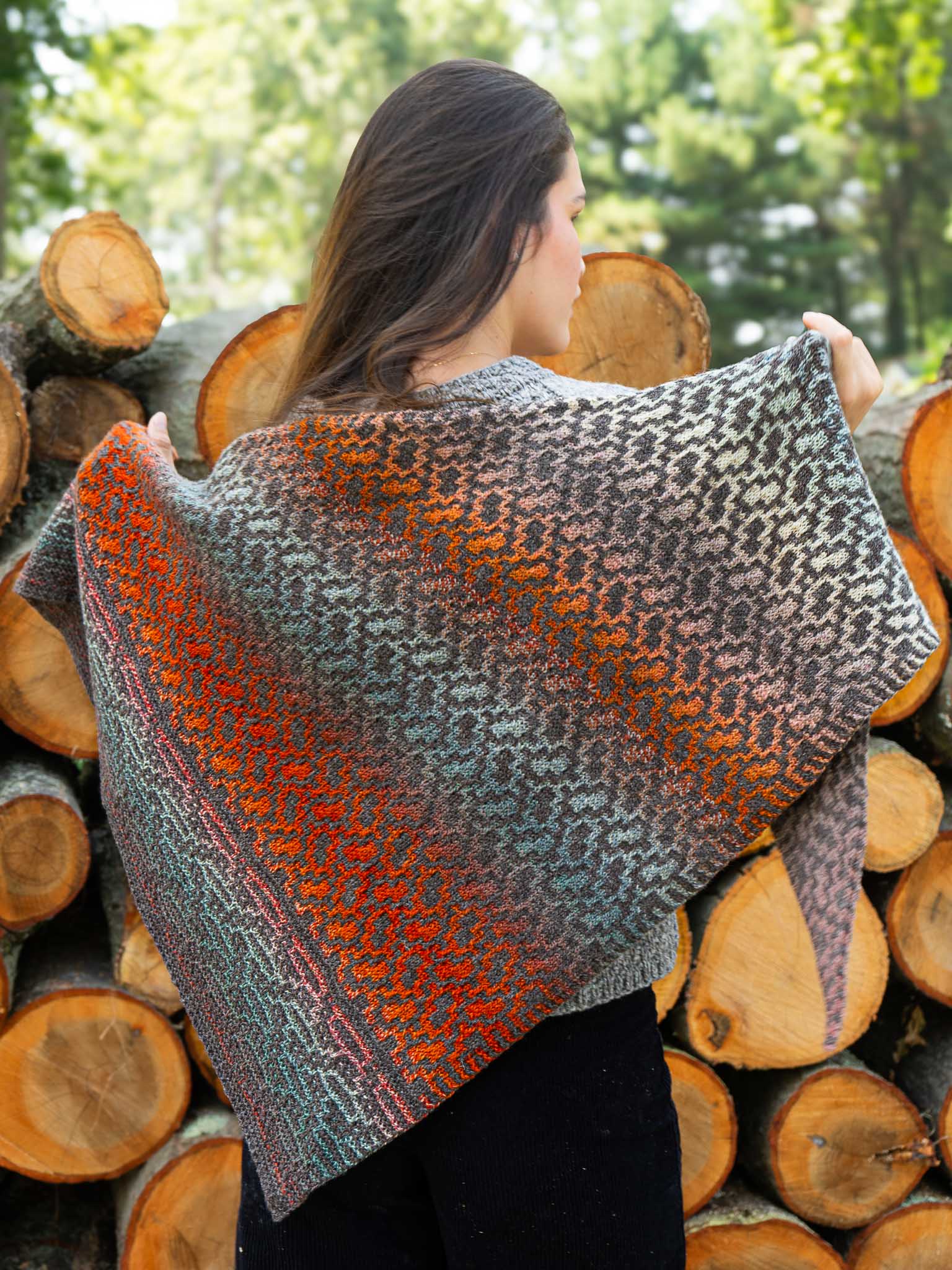 Brocadia<br/><small>shawl knitting pattern</small>