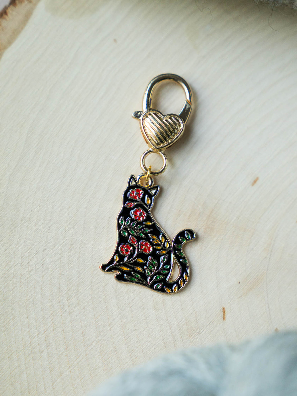 Black Cat Keychain