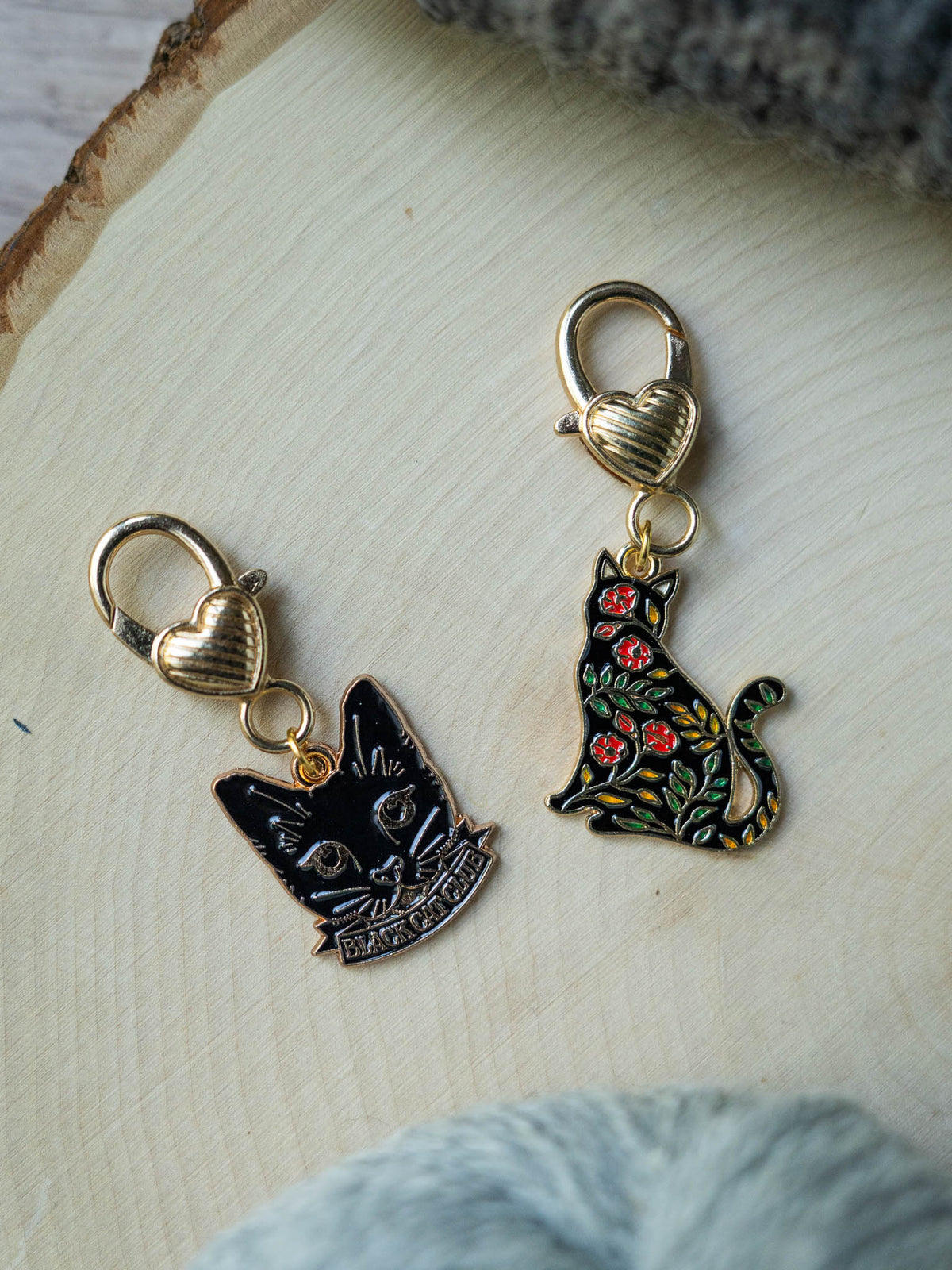 Black Cat Keychain