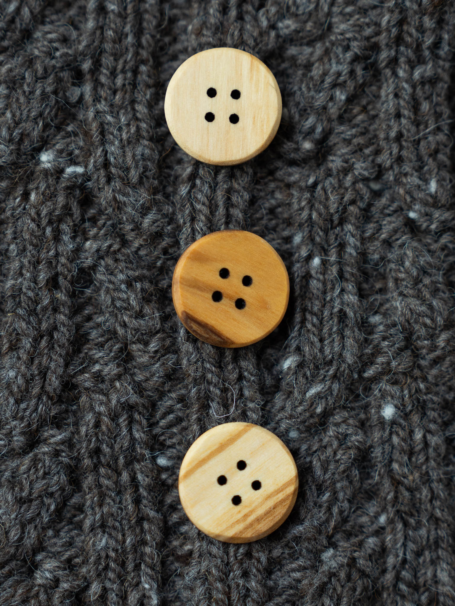 Canadian Olive Wood <br/><small>20mm Wood Button</small>