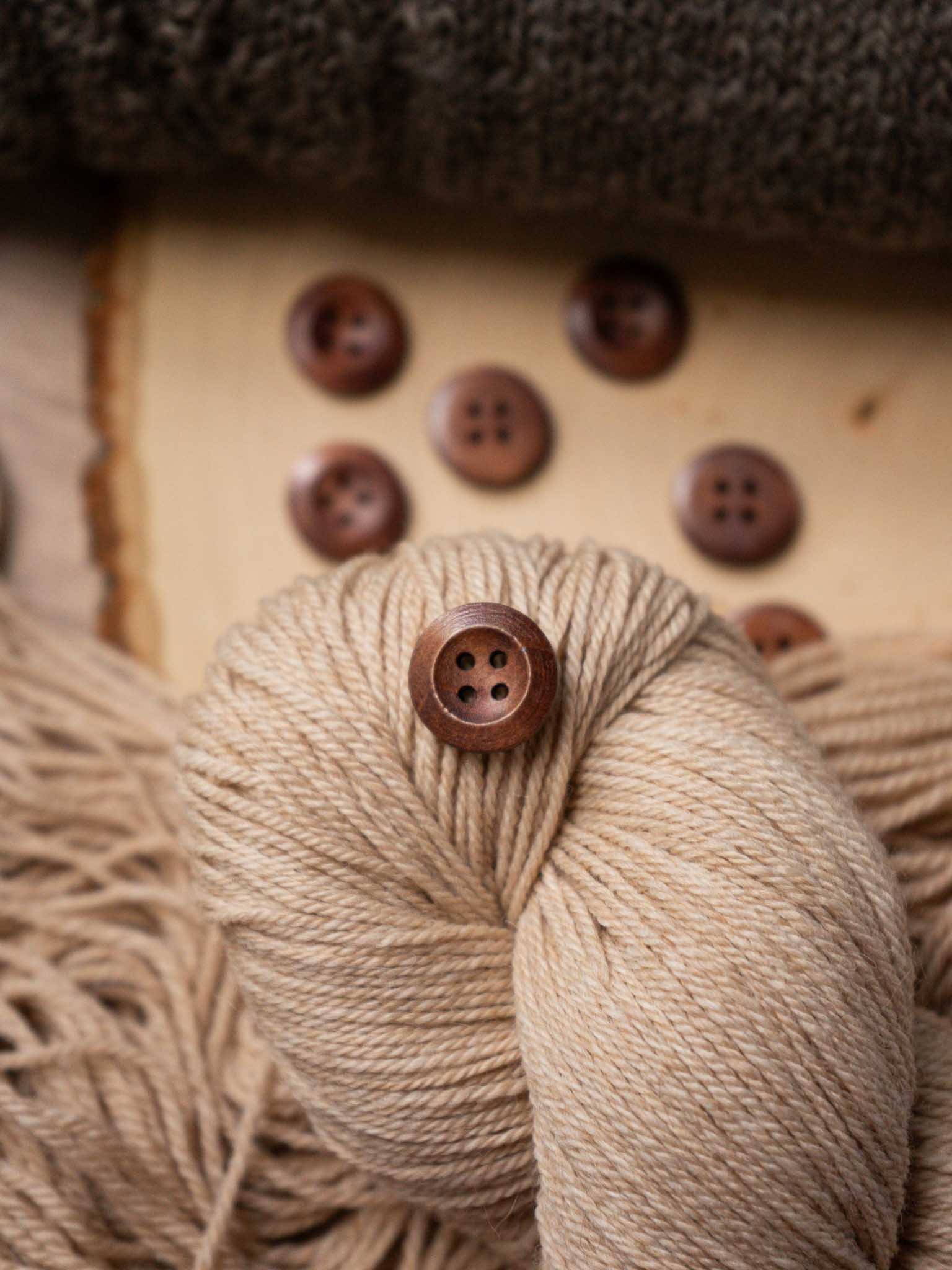 Carmel <br/><small>Wooden Button</small>