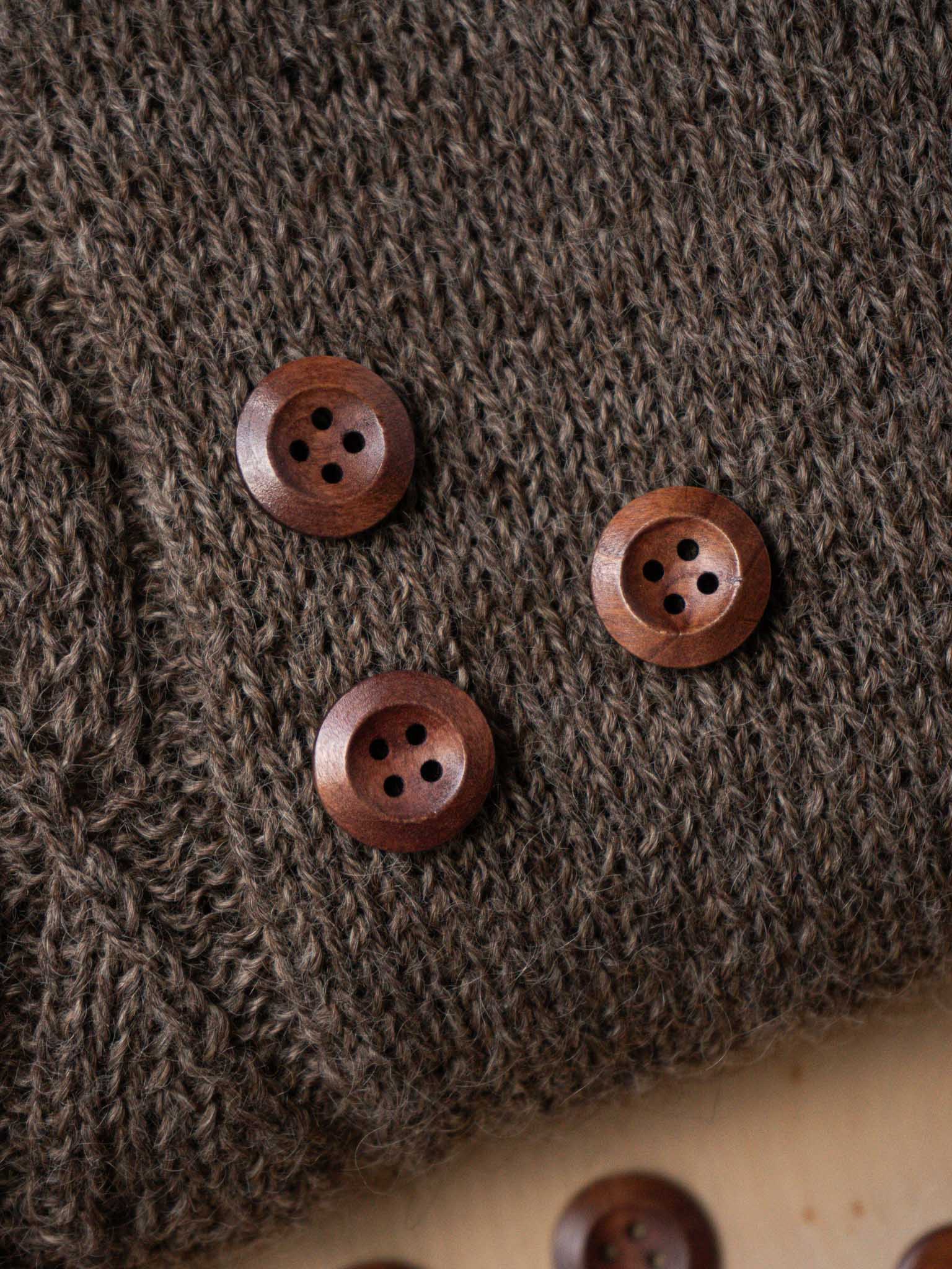 Carmel <br/><small>Wooden Button</small>