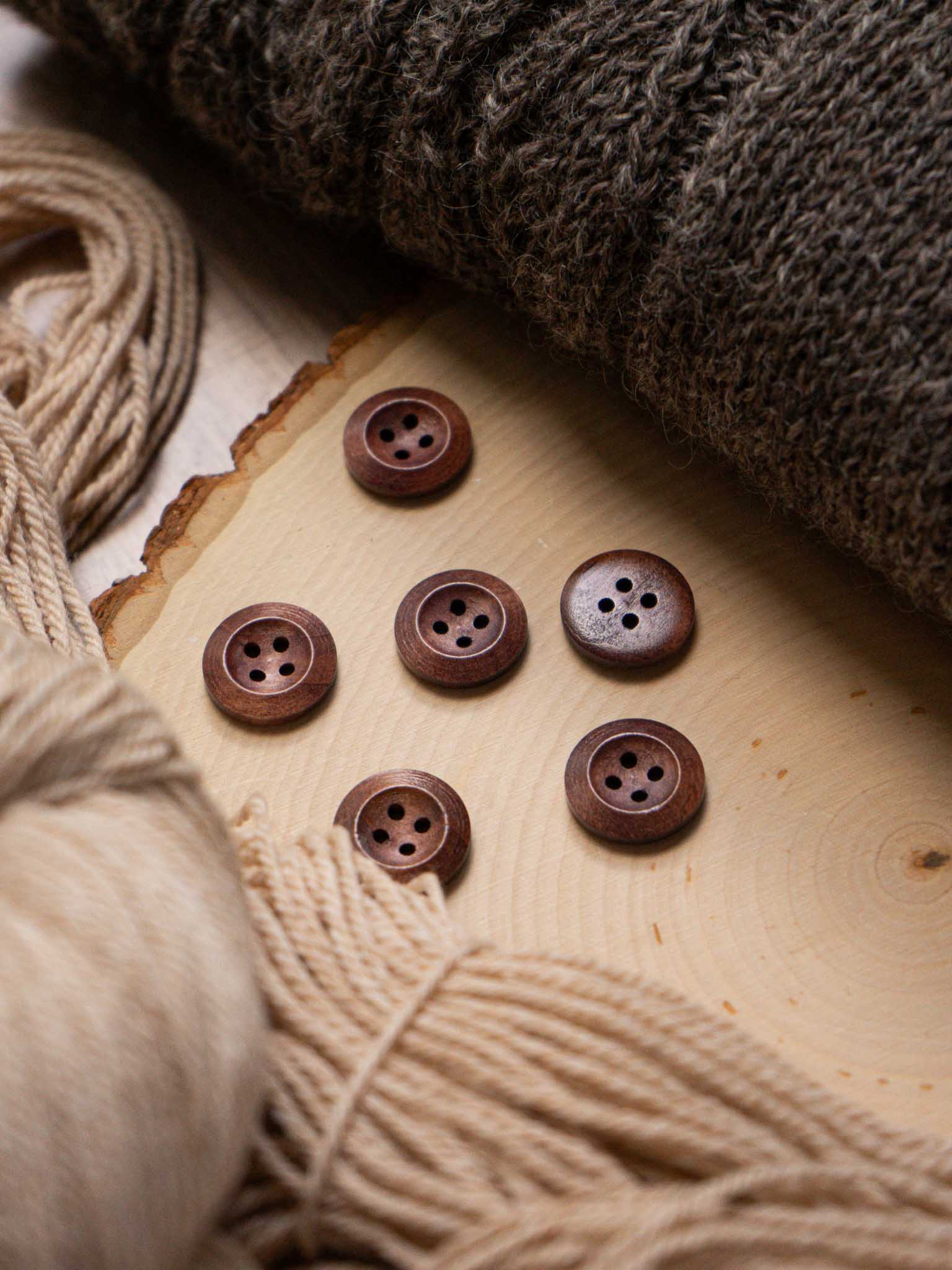 Carmel <br/><small>Wooden Button</small>