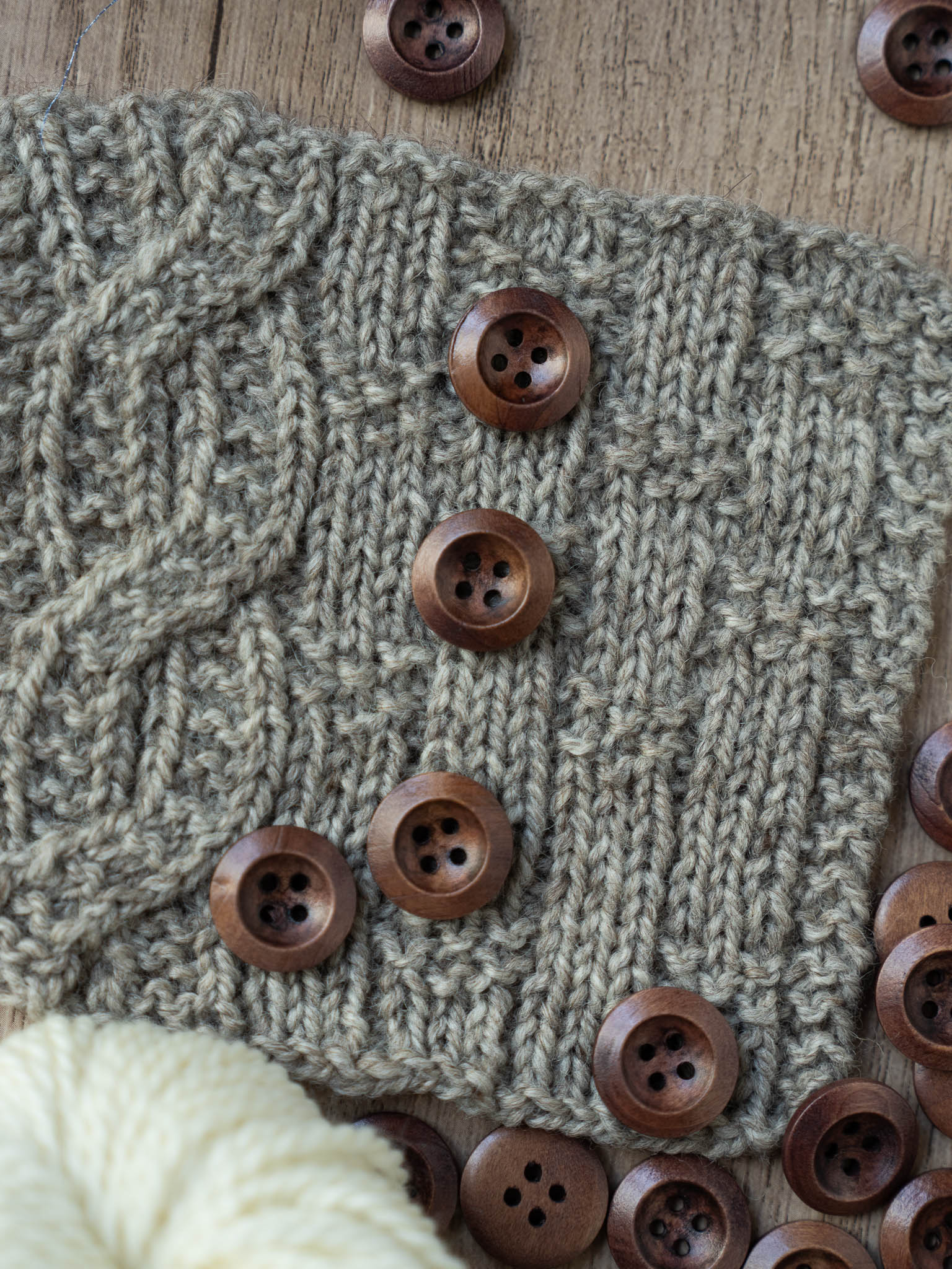 Carmel <br/><small>20mm Wooden Button</small>