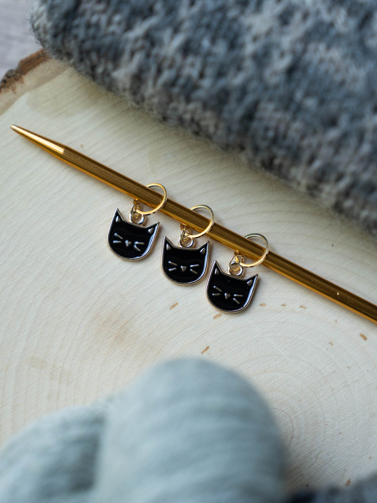 Black Cat Stitch Marker