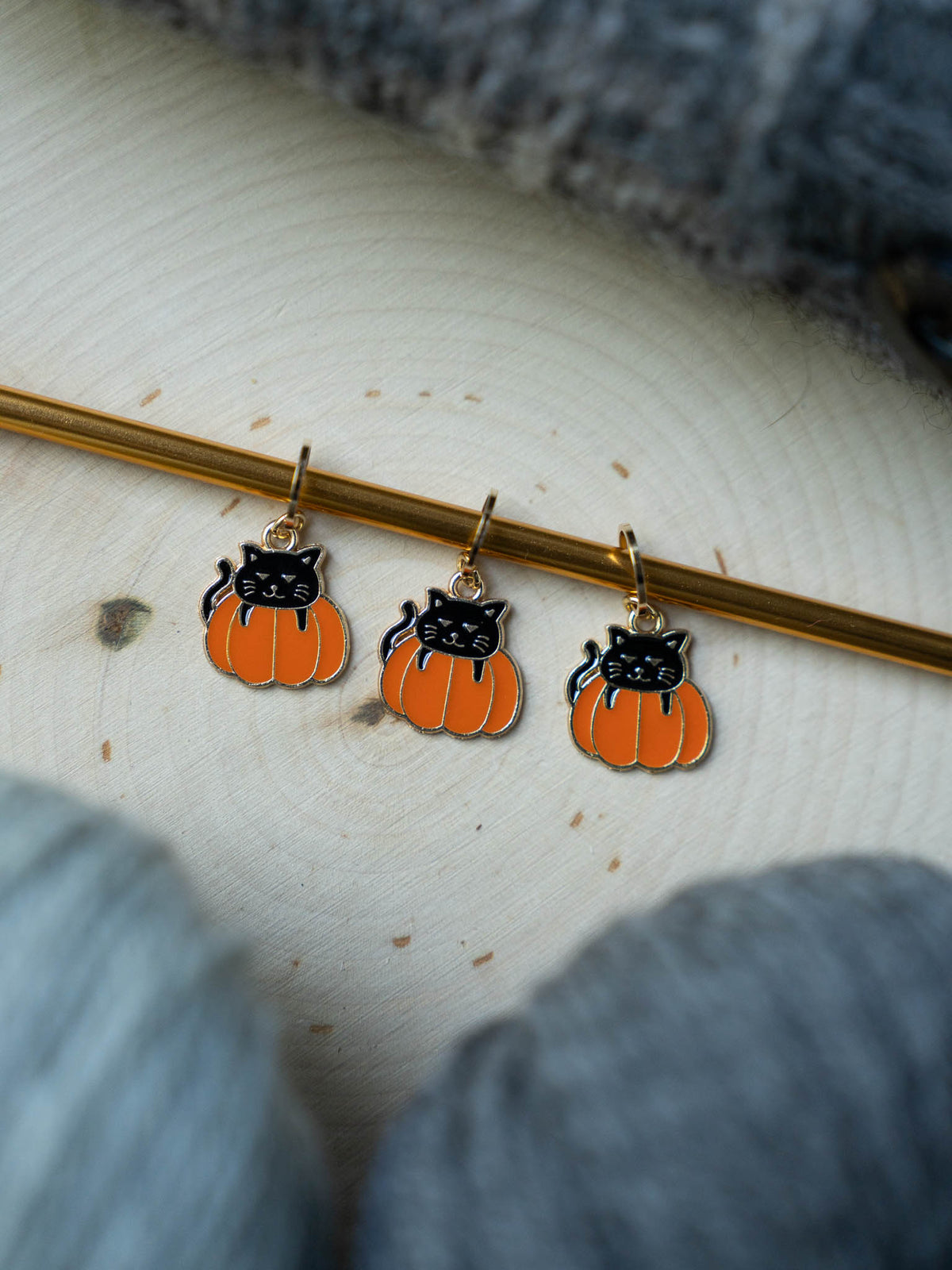 Black Cat Stitch Marker
