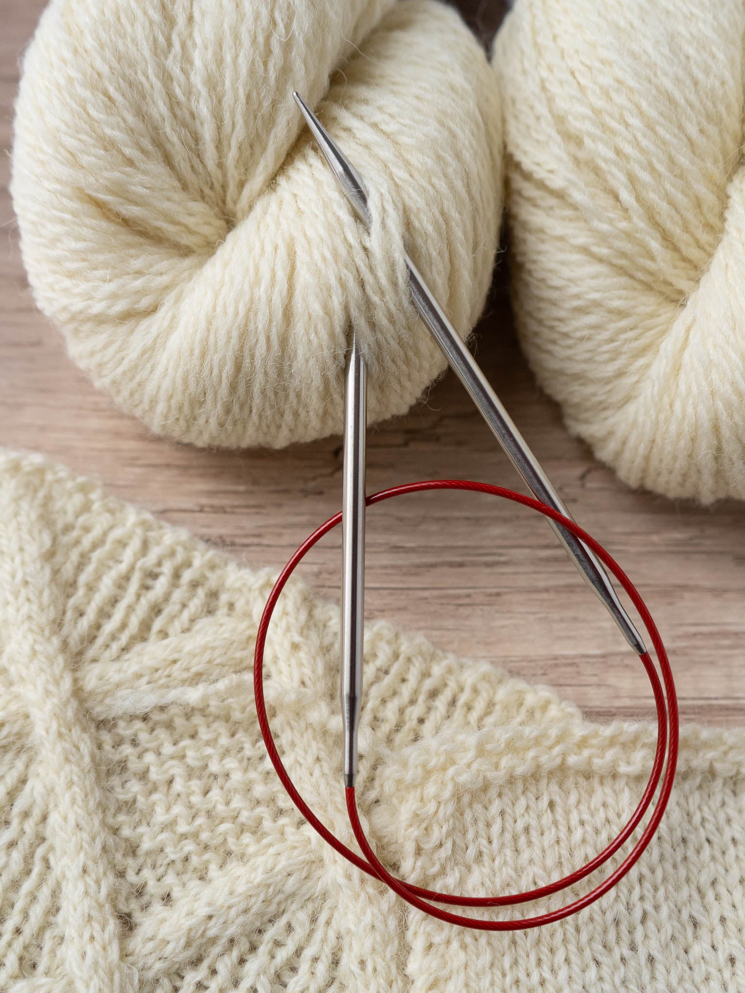 Chiaogoo 24" RED Lace Circulars
