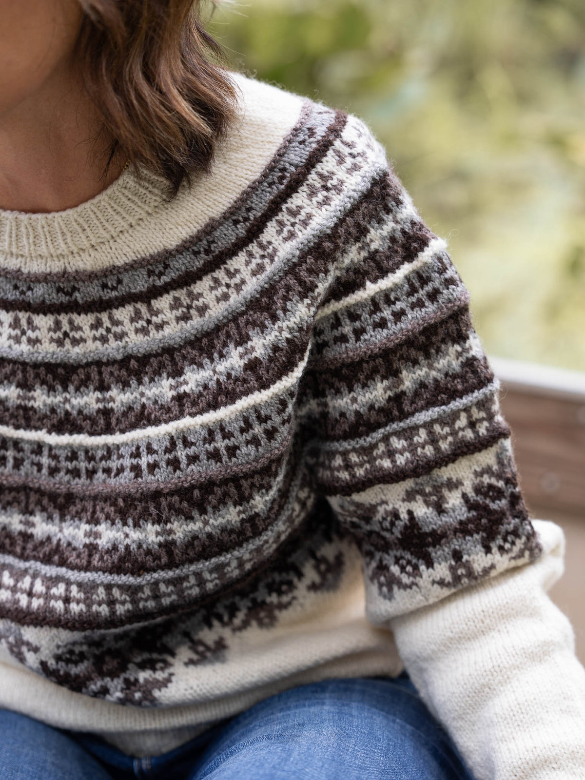 Dogwoods Pullover<br/><small>sweater knitting pattern</small>