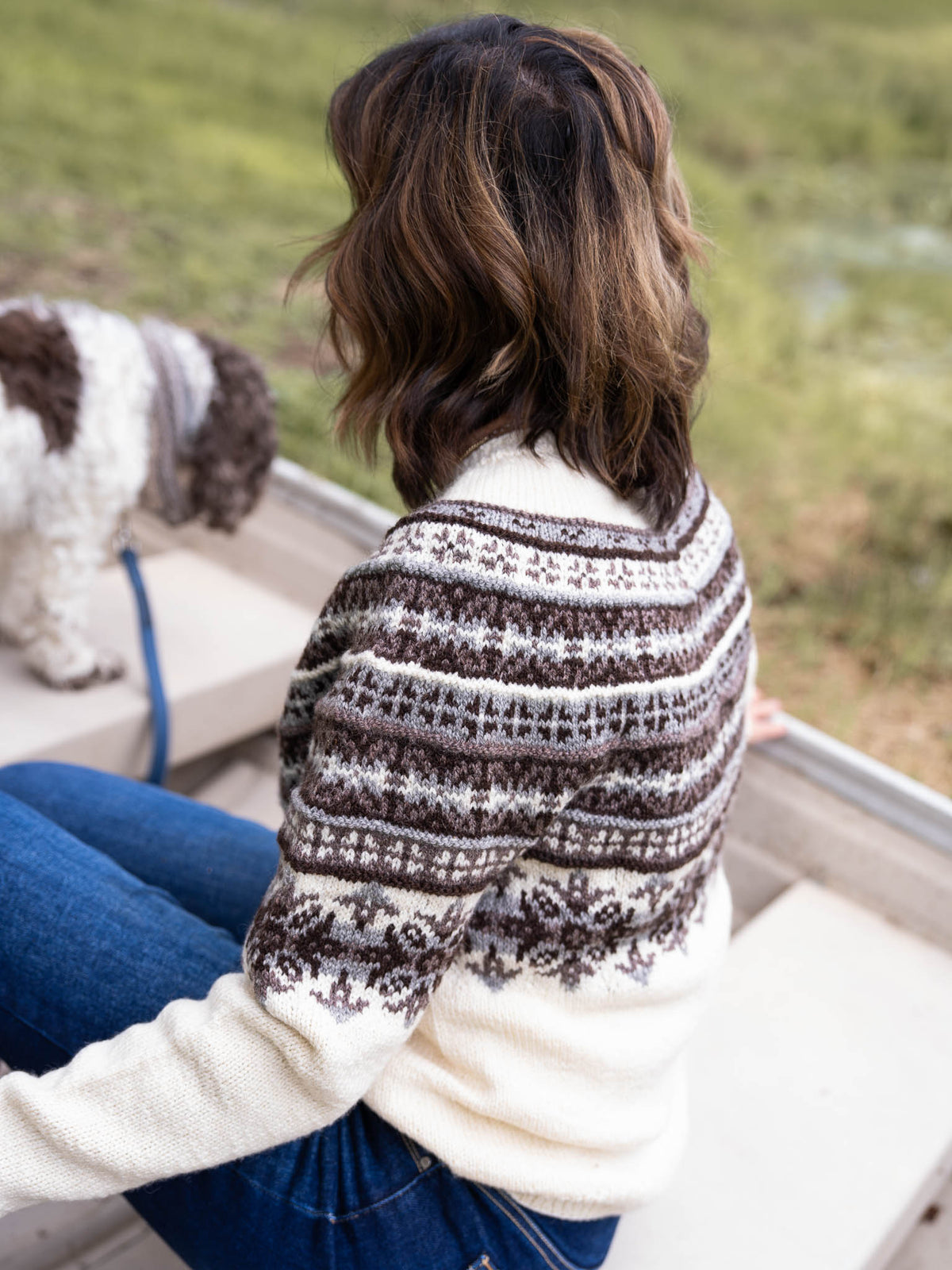 Dogwoods Pullover<br/><small>sweater knitting pattern</small>