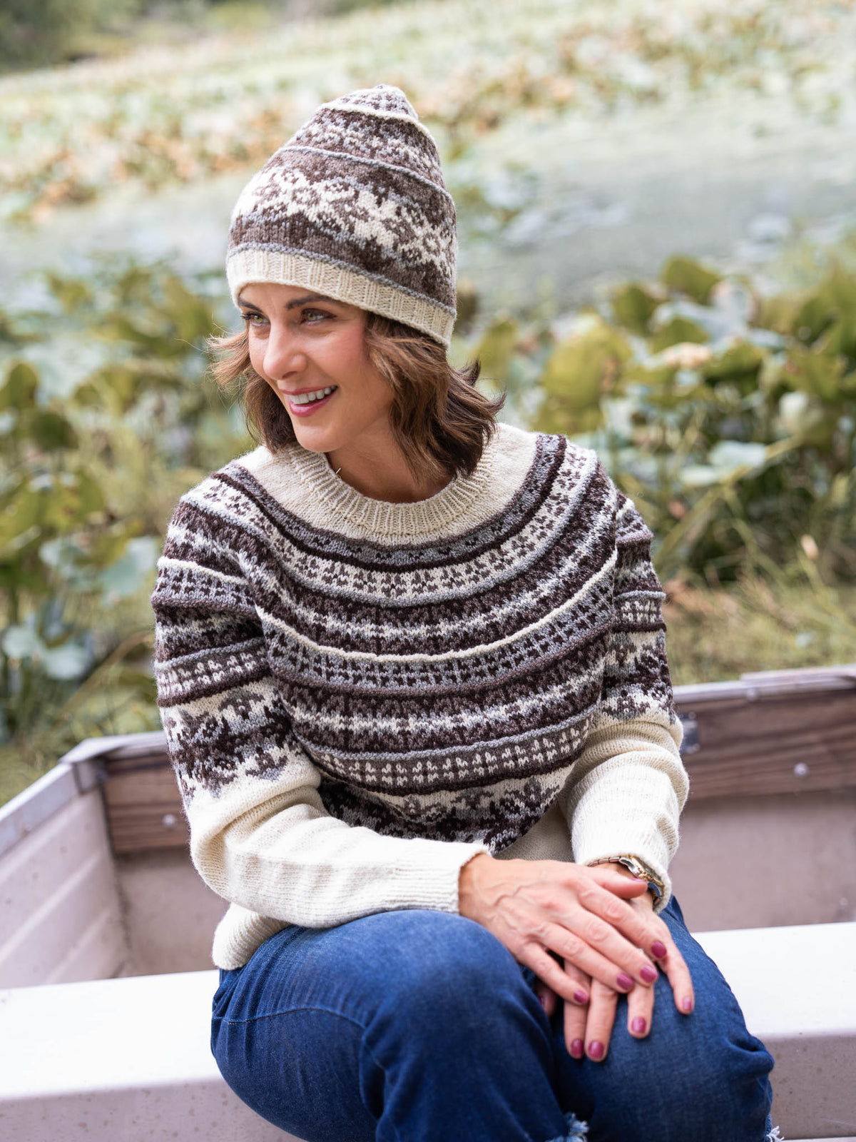 Dogwoods Pullover<br/><small>sweater knitting pattern</small>