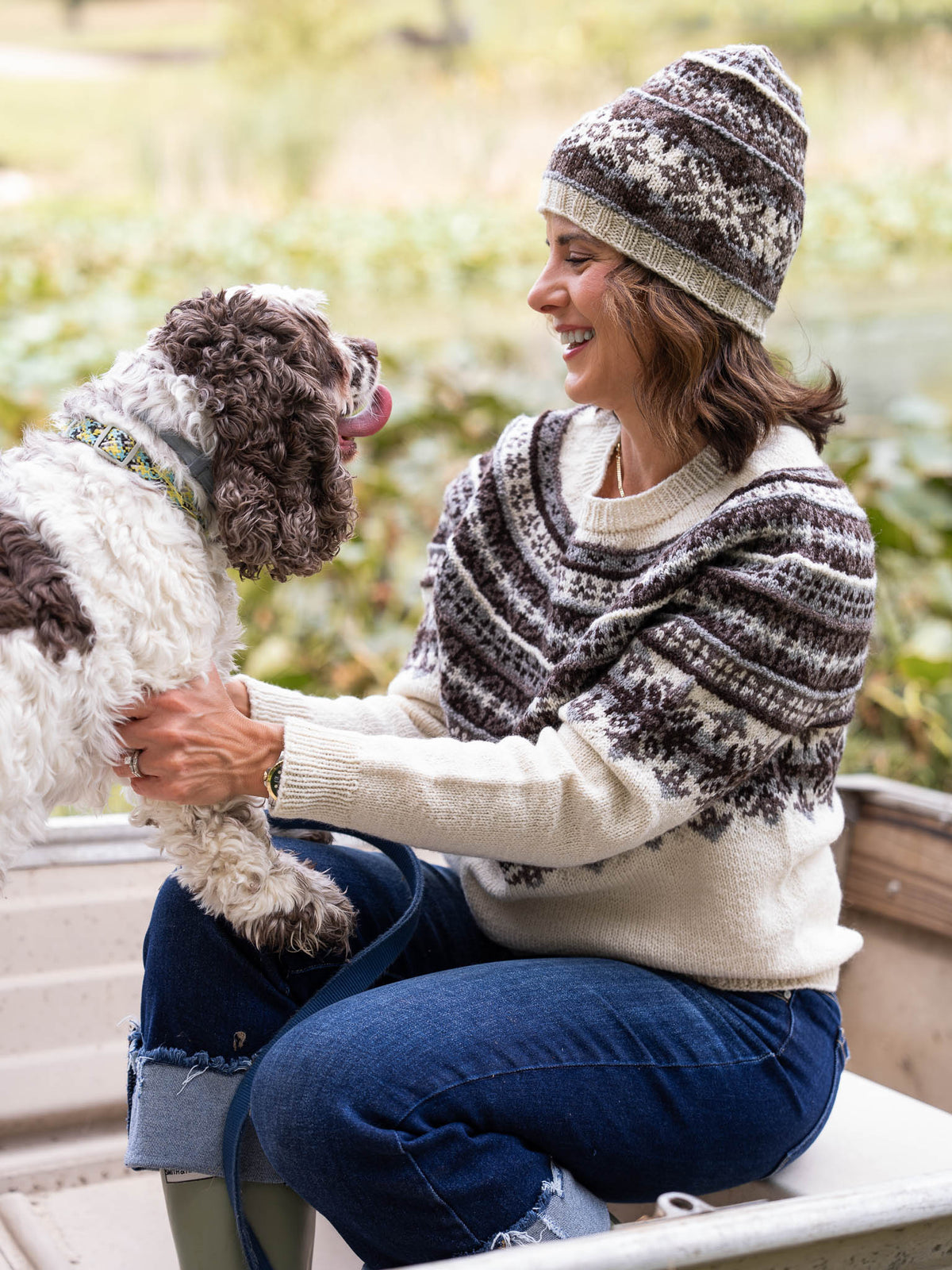 Dogwoods Pullover<br/><small>sweater knitting pattern</small>