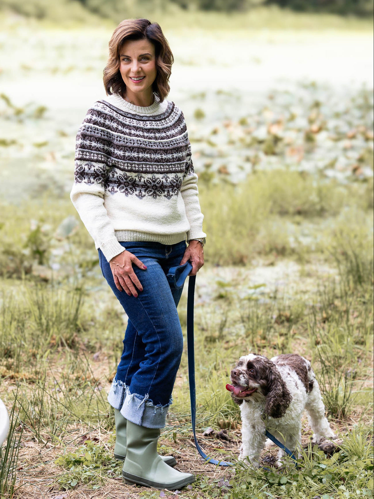 Dogwoods Pullover<br/><small>sweater knitting pattern</small>